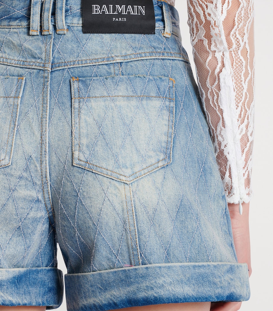 Diamond Denim Shorts 6FC BLEU JEAN CLAIR Image 8