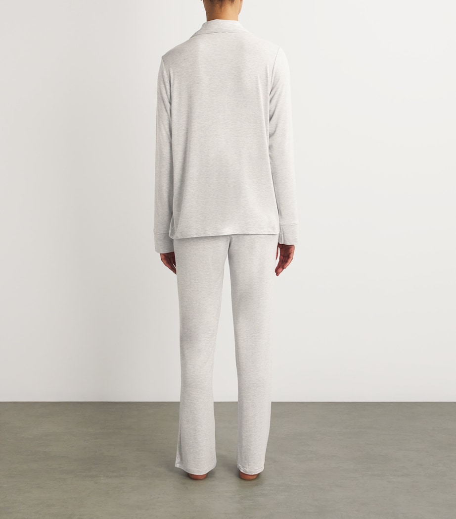 Sleep Long-Sleeve Pyjama Set LIGHT HEATHER GREY Image 2