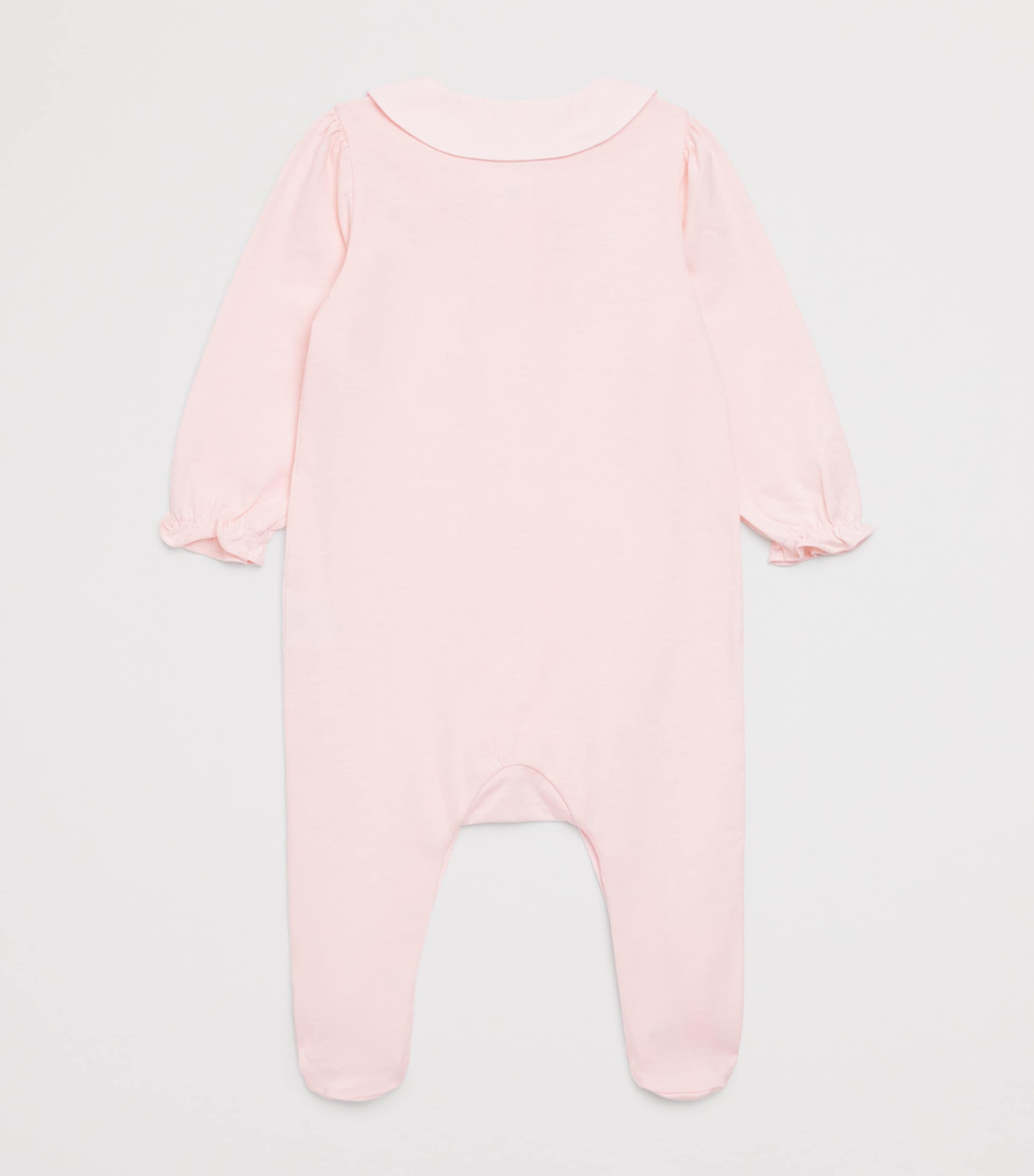 Cotton Embroidered All-In-One (0-24 Months) 31ROSE PÂLE Image 2