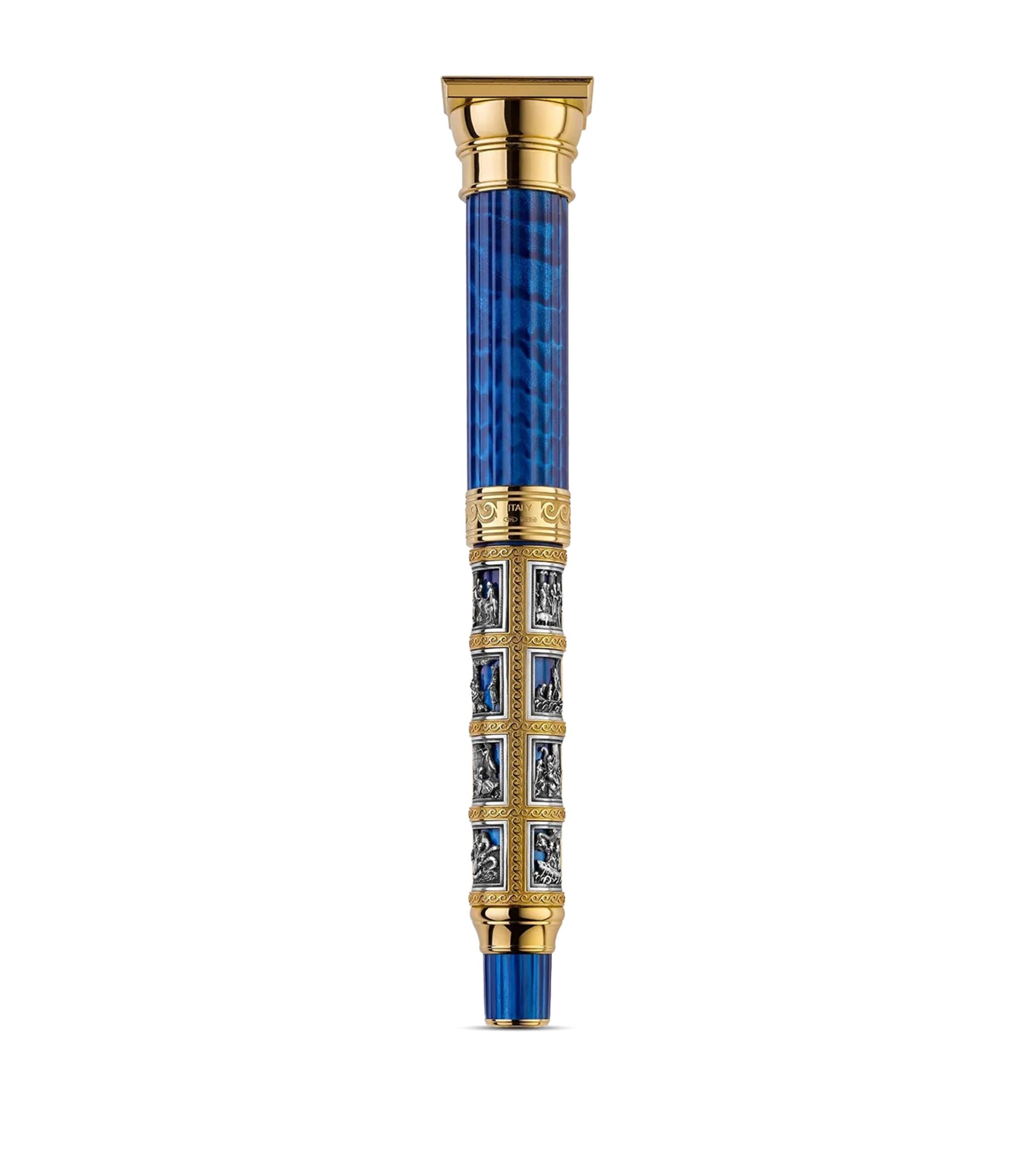 Montegrappa Odyssey Chapter II Rollerball Pen Blue/gold Image 4