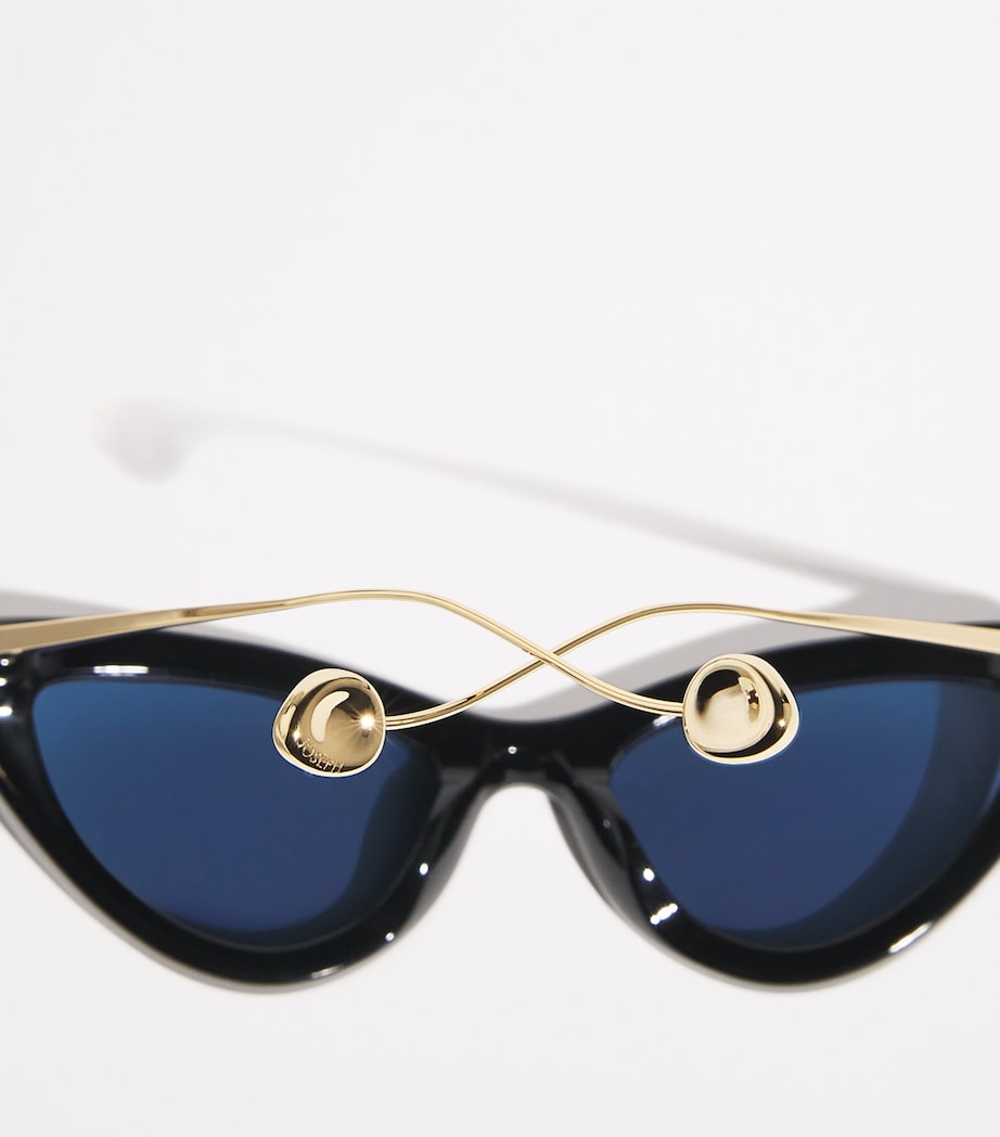 Cat Eye Laarous Sunglasses BLACK Image 5