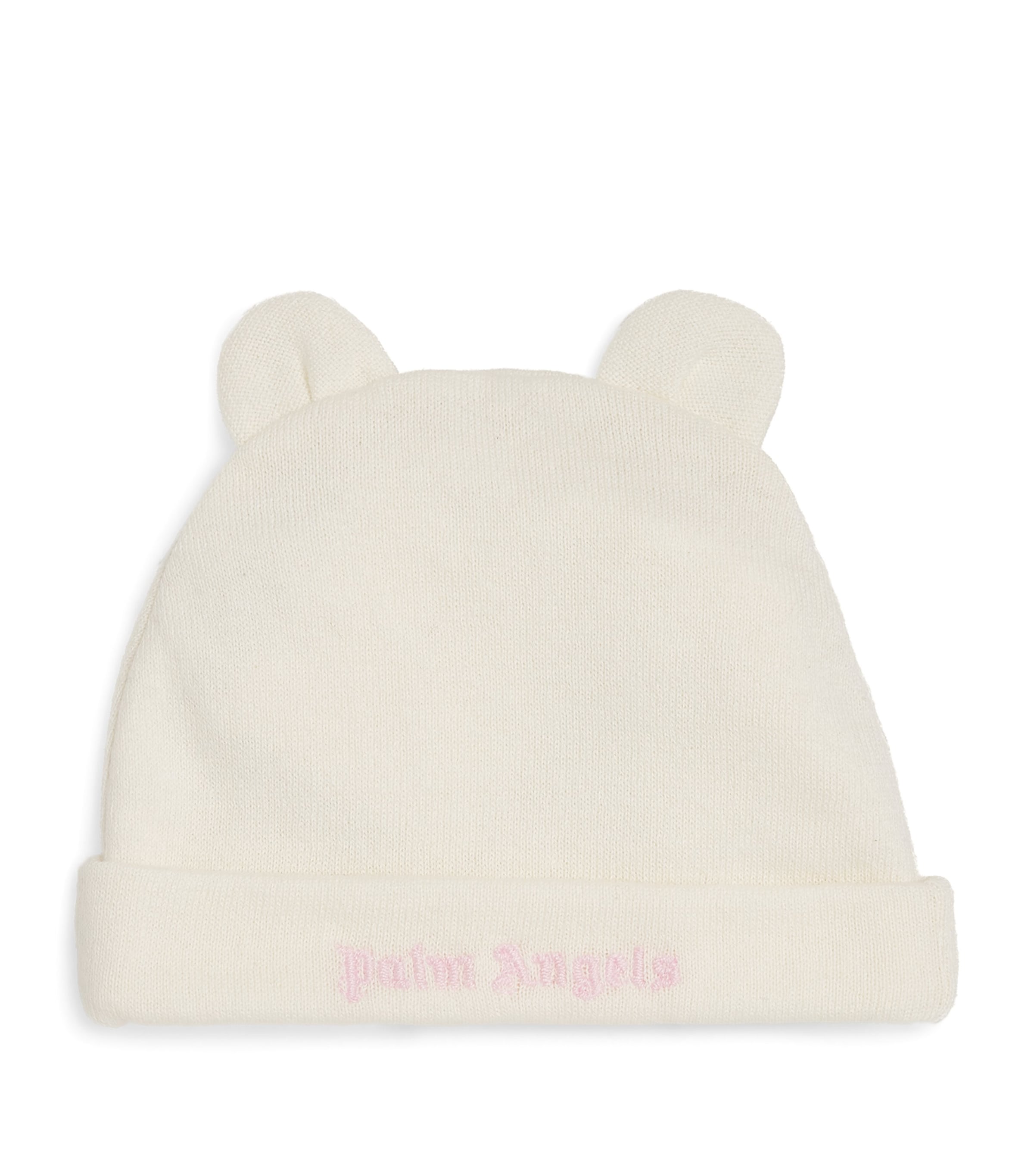 Shop Palm Angels Teddy Bear Beanie In Pink