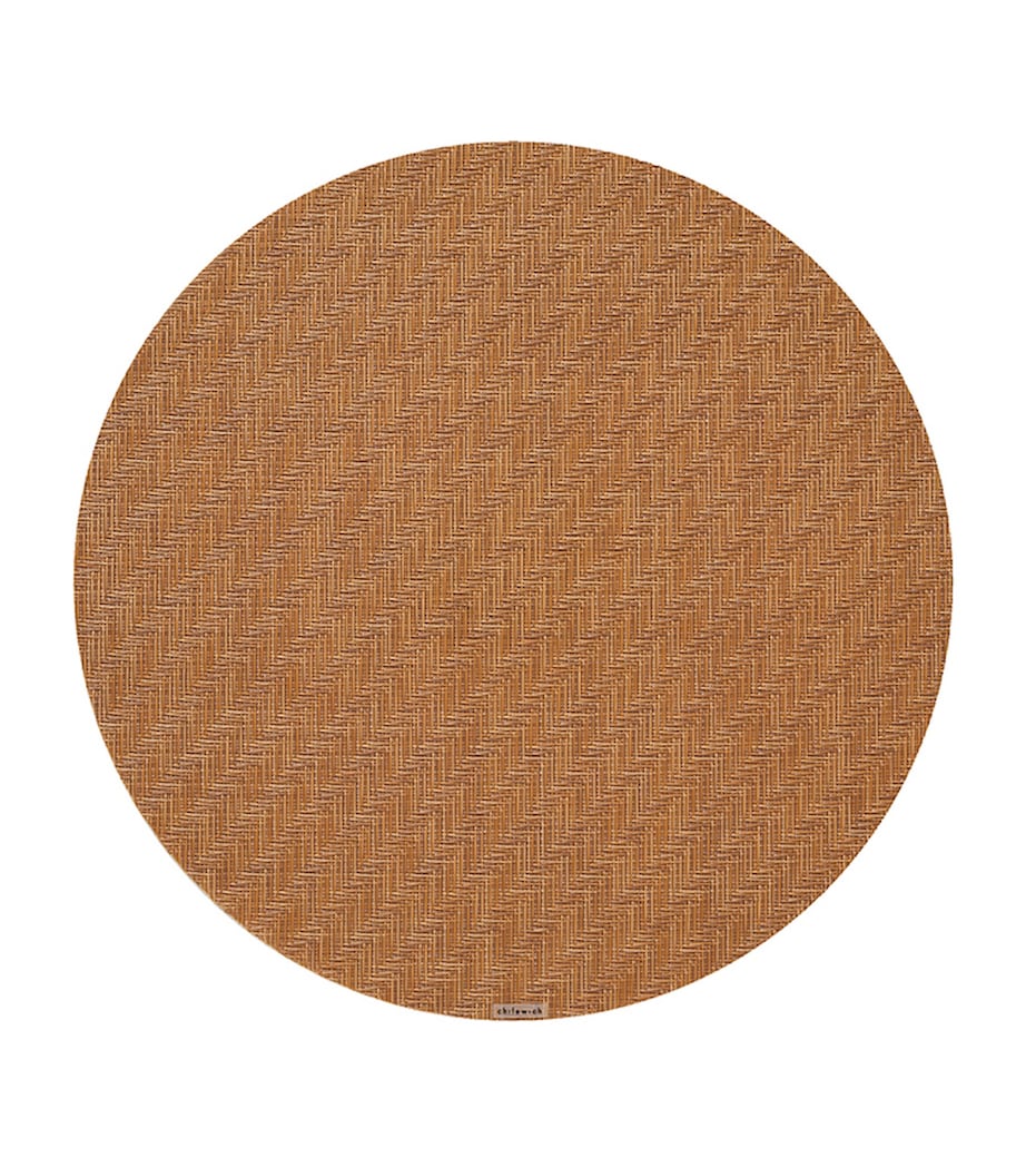 TerraStrand Foxtail Round Placemat (38cm) HONEY Image 1