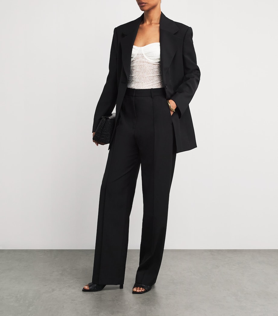 Lace Aperture Bodysuit MCRM CREAM Image 2