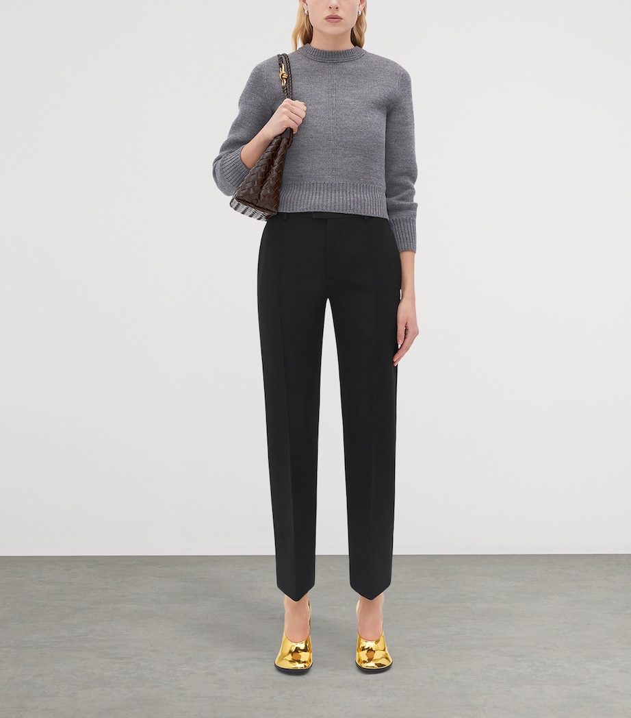 Small Leather Andiamo Top-Handle Bag FONDANT-M BRASS-FOND Image 2