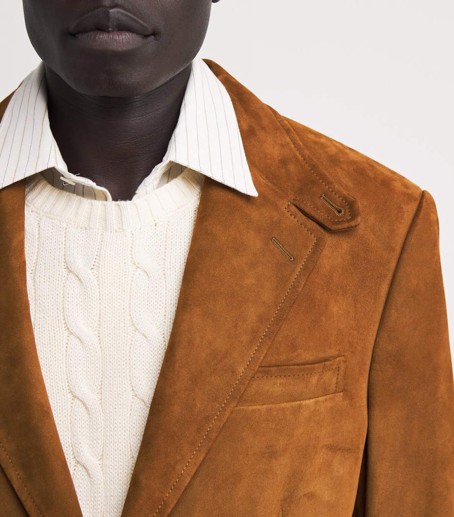 Suede RL67 Blazer DARK BROWN Image 6