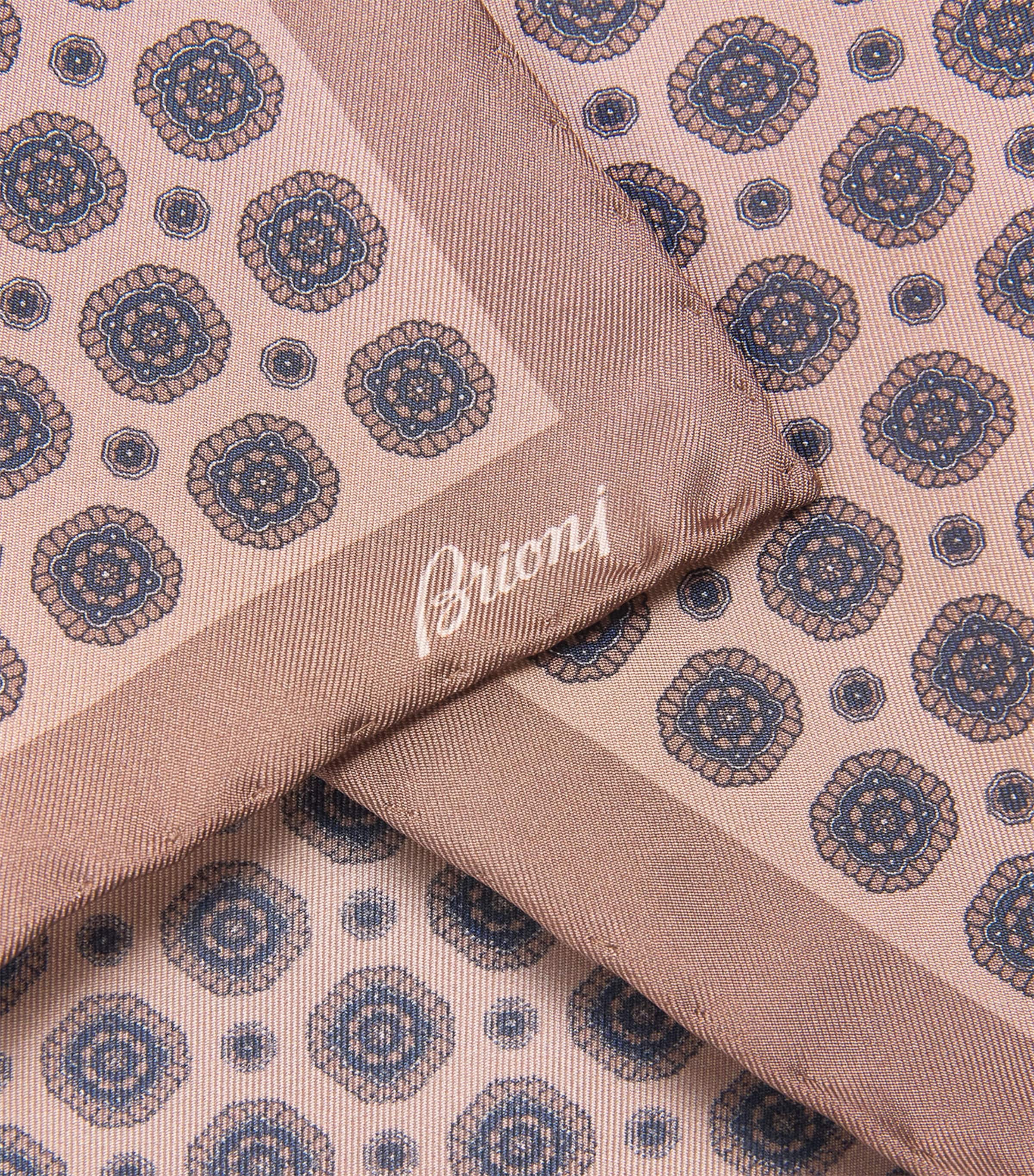 Silk Geometric Pocket Square 5725 Image 3