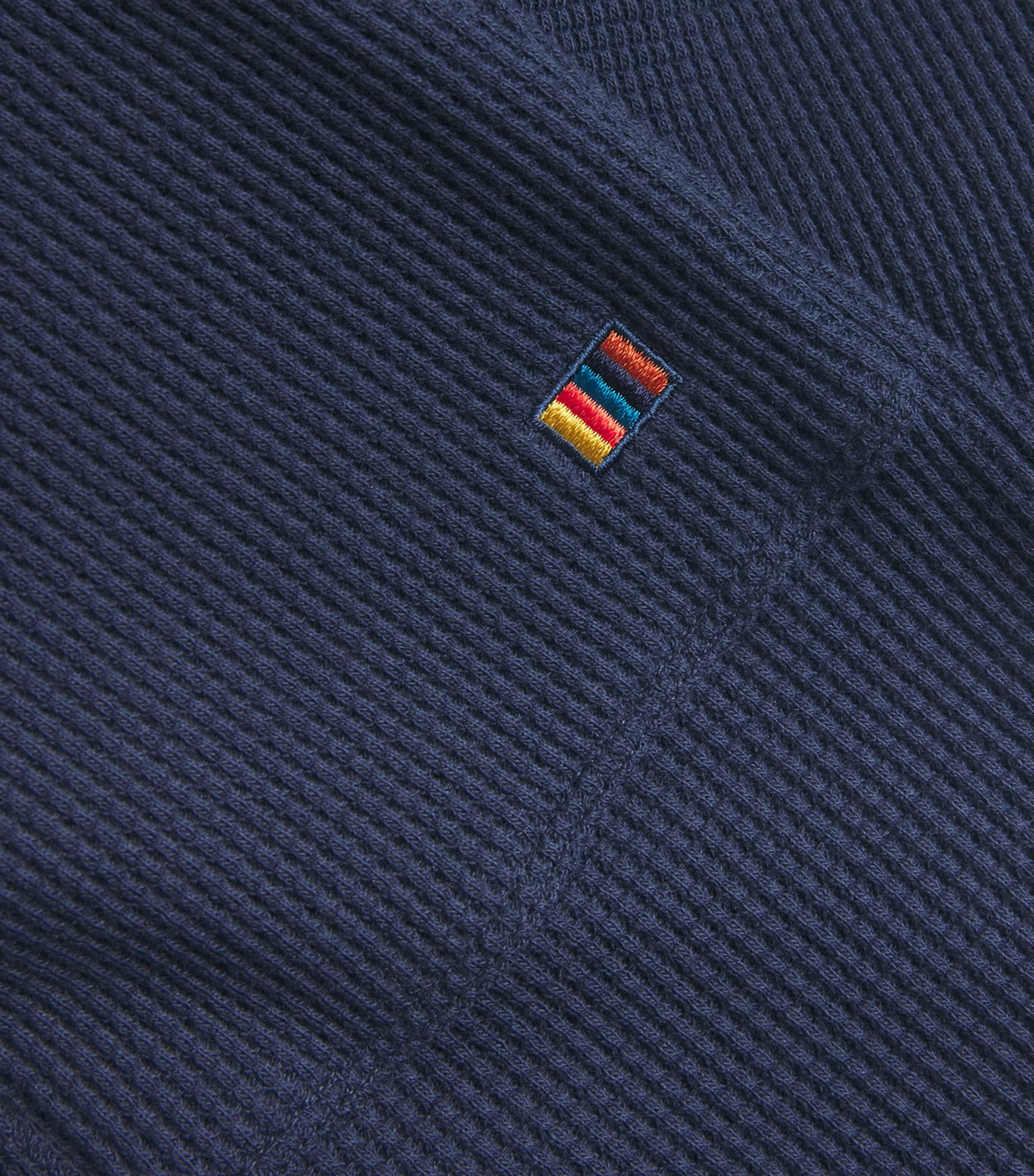 Waffle-Texture Lounge Sweatpants 49 BLUE Image 5