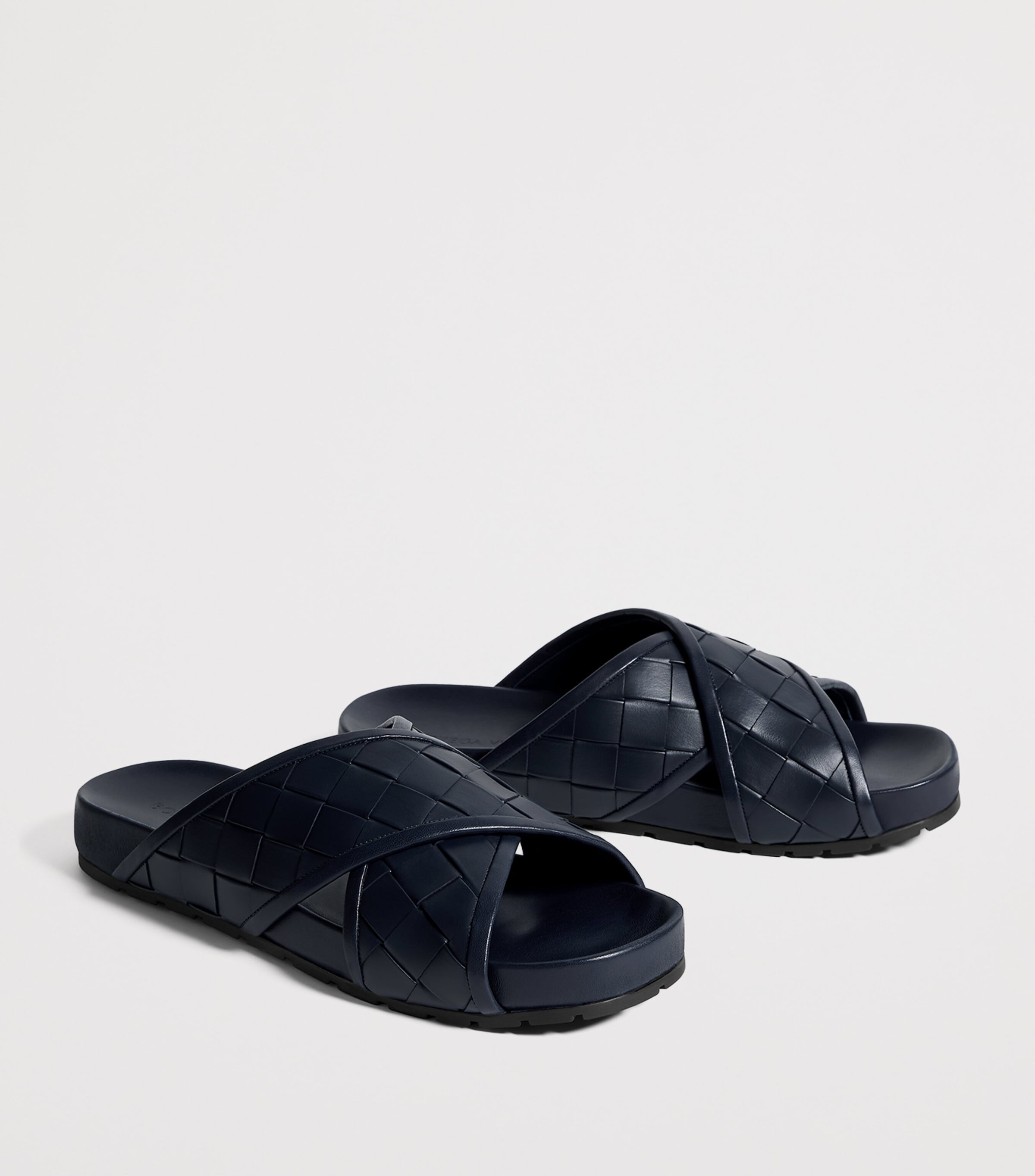 Bottega Veneta Leather Tarik Sandals Image 3