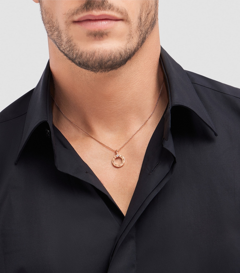 Rose Gold and Diamond BVLGARI BVLGARI Necklace ROSE GOLD Image 4