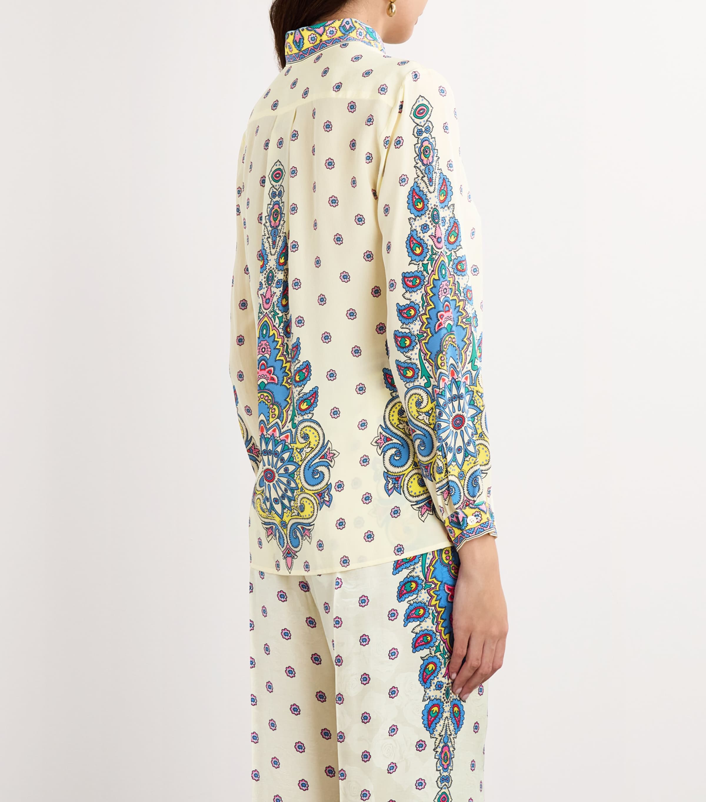 Silk Printed Shirt X0800 Image 4