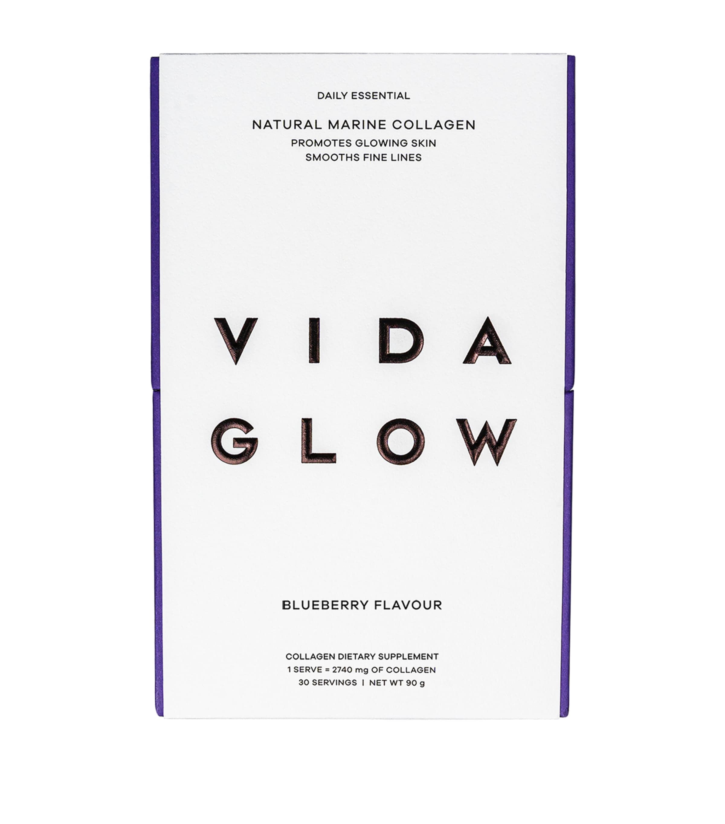 Vida Glow Natural Marine Collagen Blueberry (30 x 3g) | Health & Wellbeing | Vitamins & Supplements