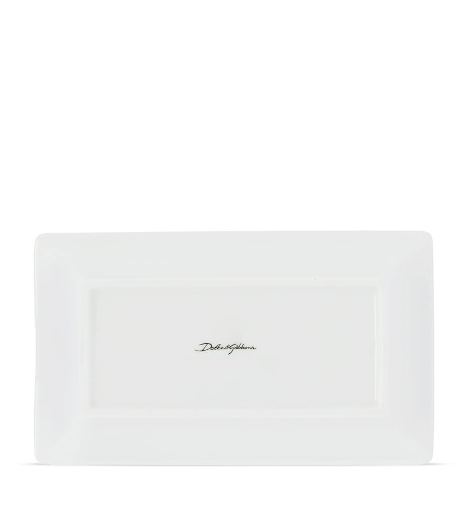Dolce&Gabbana Casa Blu Mediterraneo Ashtray Fiore Pic Blu Image 2