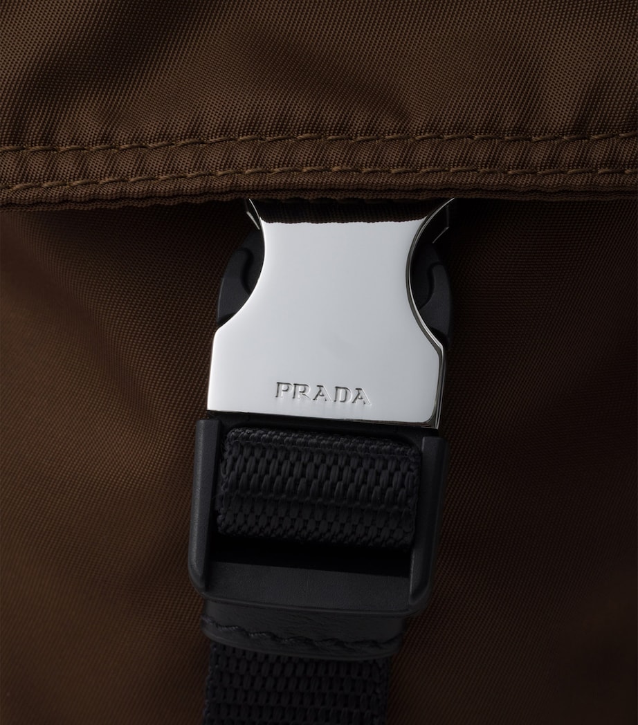 Prada Re-Nylon and Leather Messenger Bag Image 7