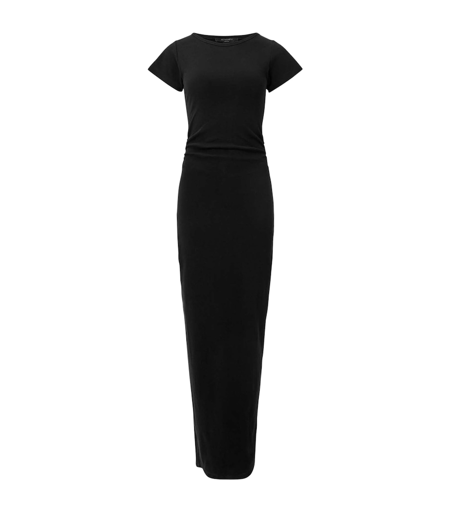 Organic Cotton Katarina Maxi Dress BLACK Image 1