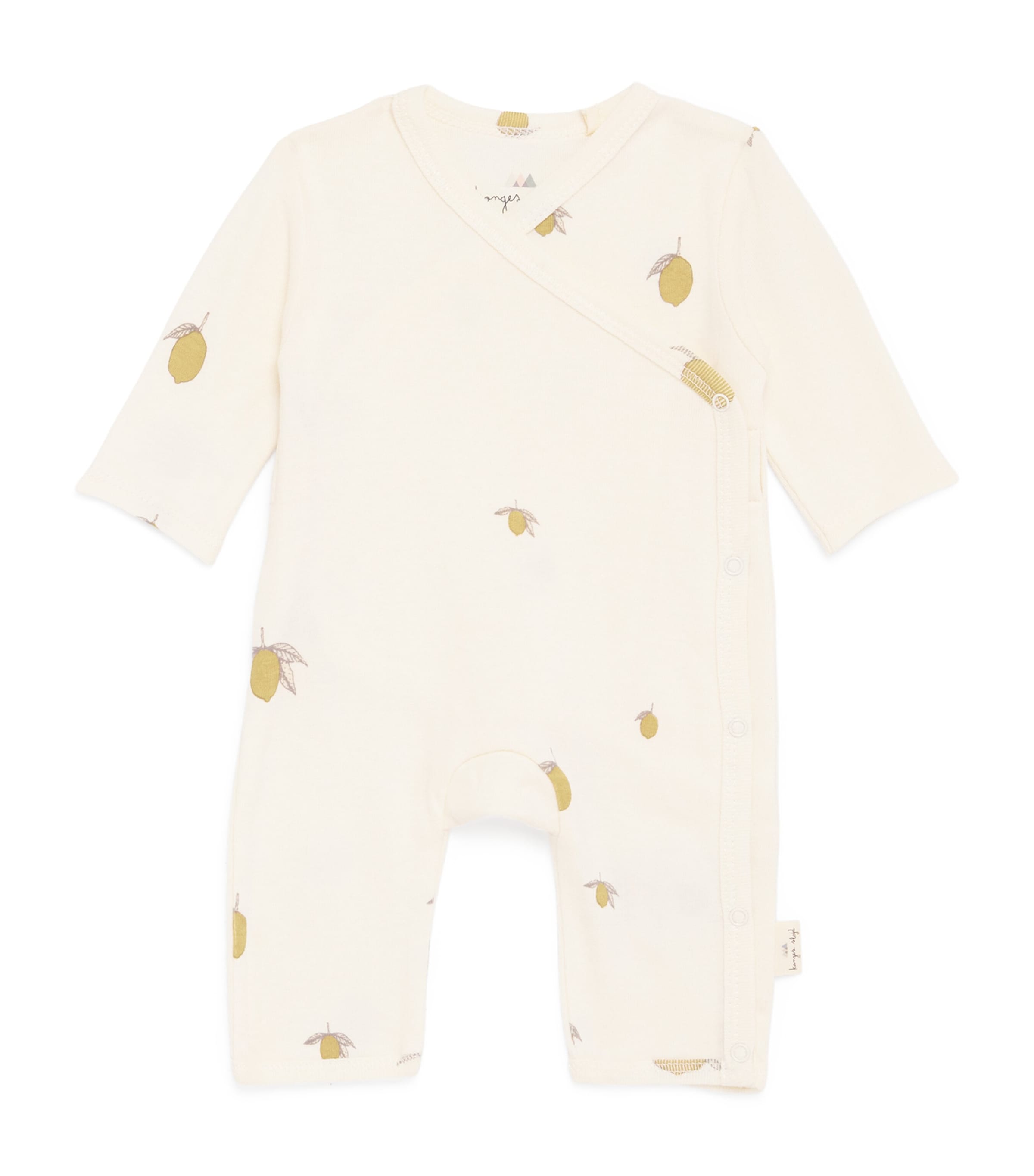 Konges Slojd Cotton Lemon Playsuit In Yellow