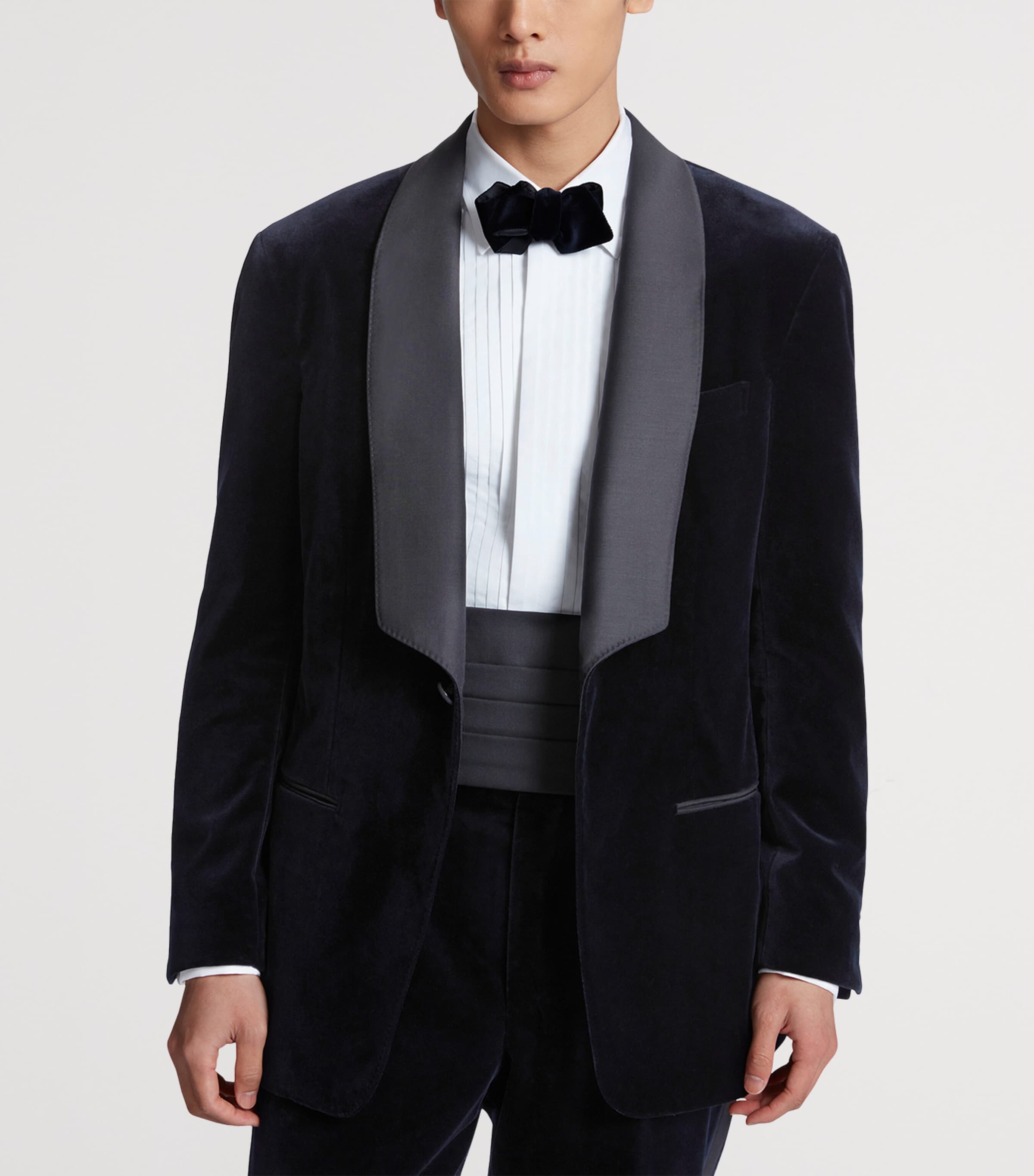 Velvet Evening Suit Jacket 403MIDNIGHT BLUE Image 4