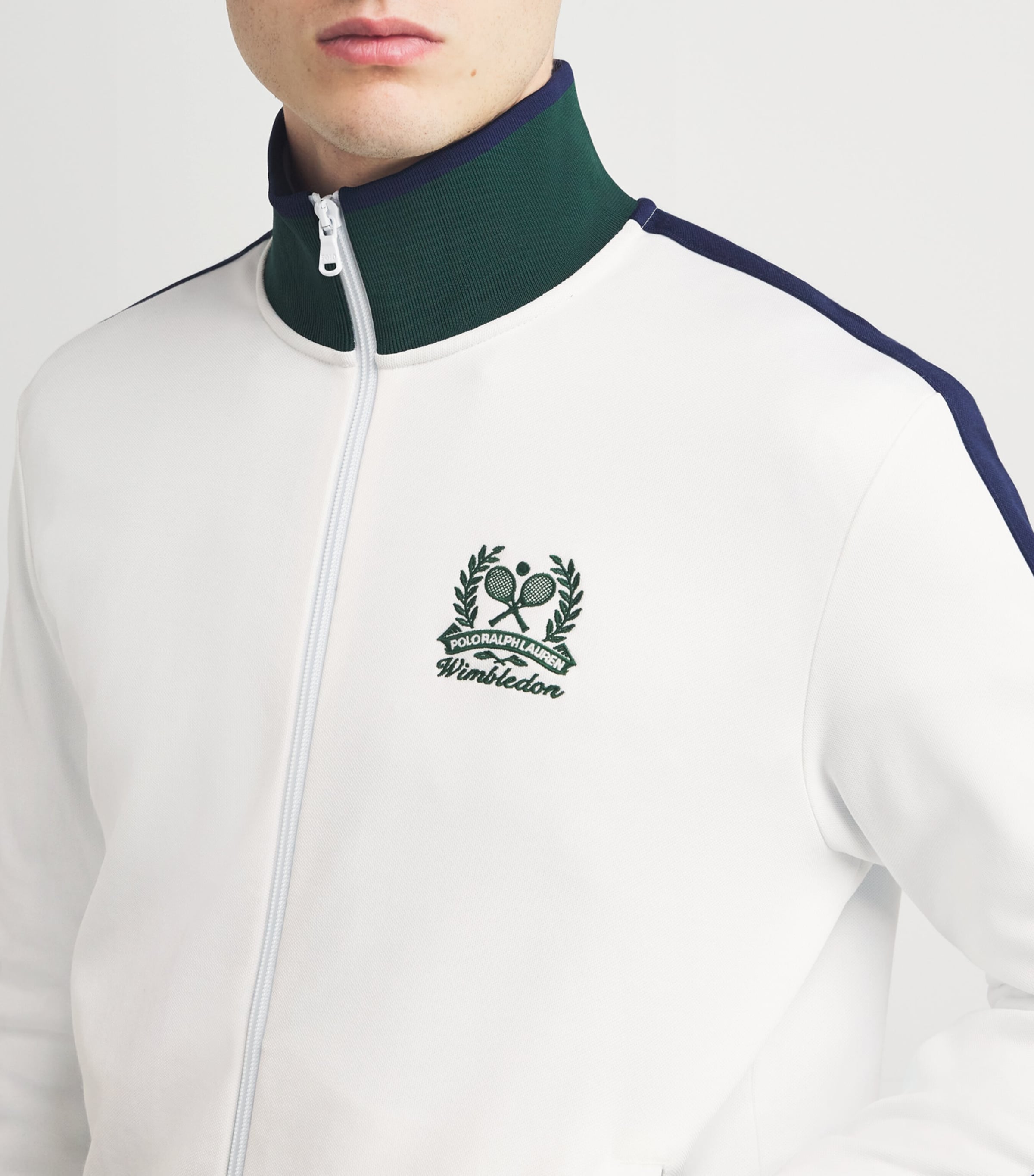 RLX Ralph Lauren x Wimbledon Zip-Up Track Jacket | Harrods UK