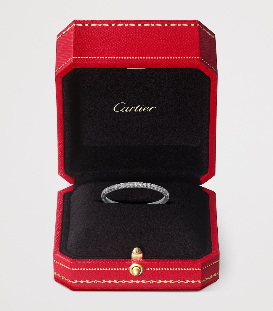 Cartier White Gold and Diamond Étincelle de Cartier Wedding Band White Gold Image 3