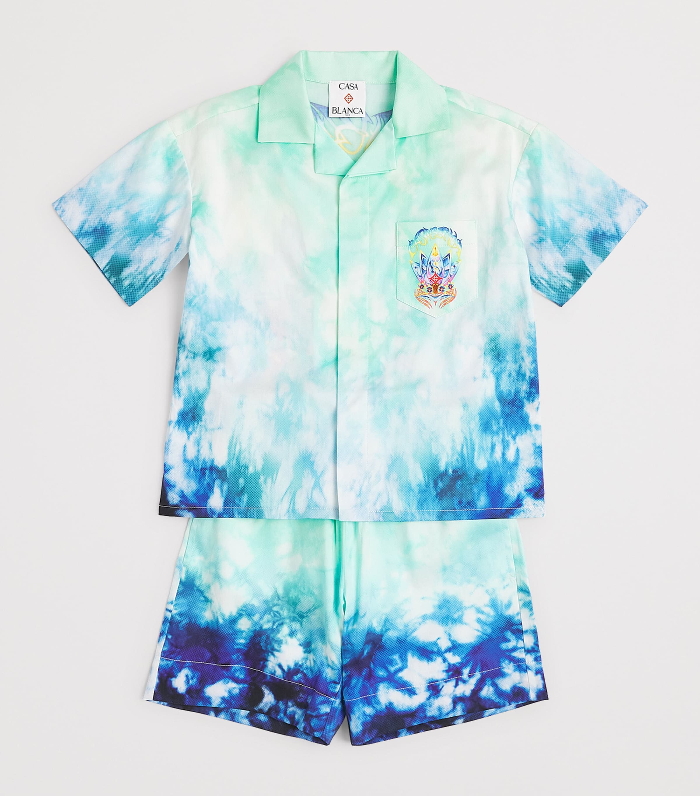 Cotton Surf Lotus Shirt (3-14 Years) SURF LOTUS Image 3