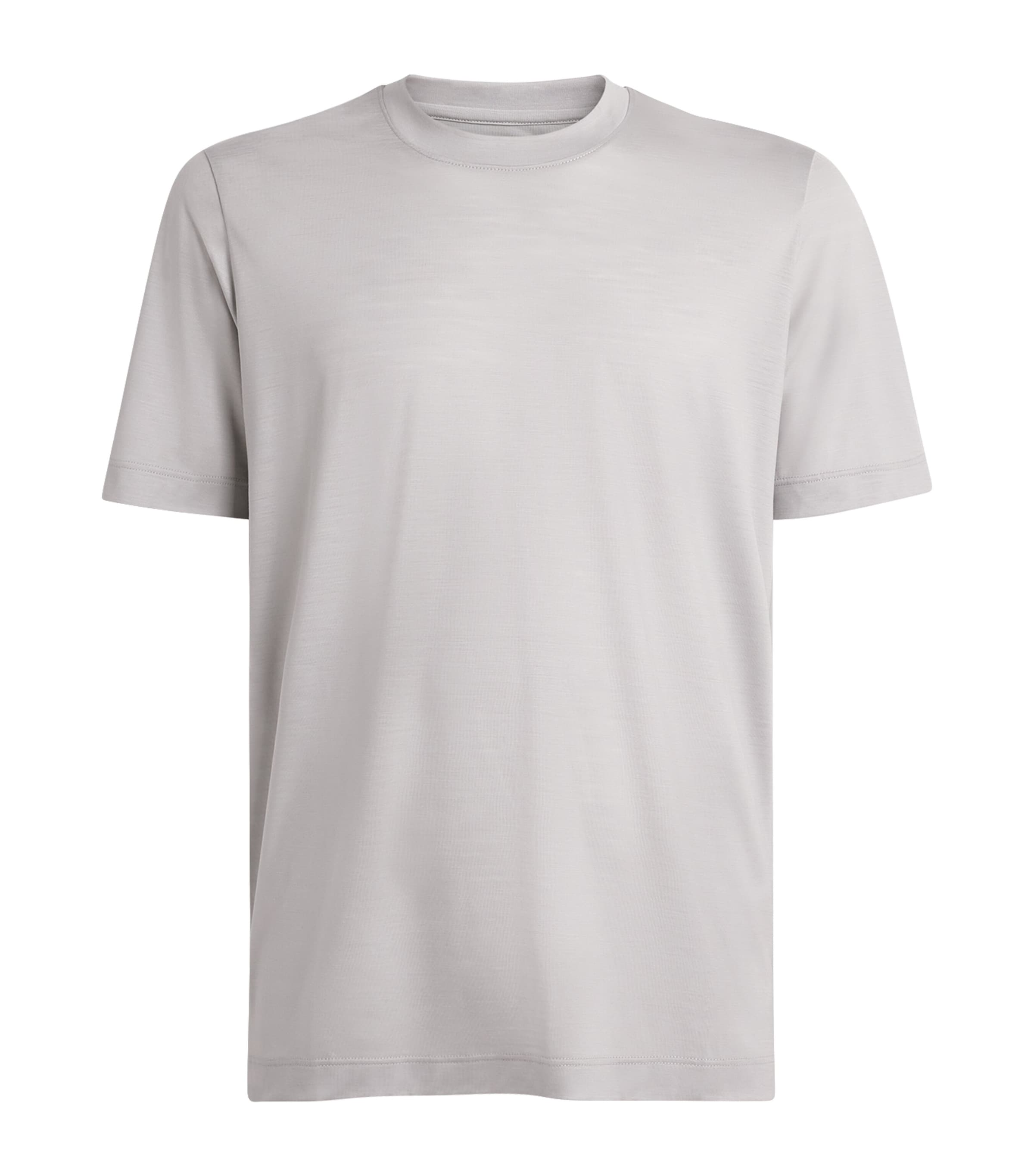 Marco Pescarolo Mens Virgin Wool T-Shirt Ice Image 1