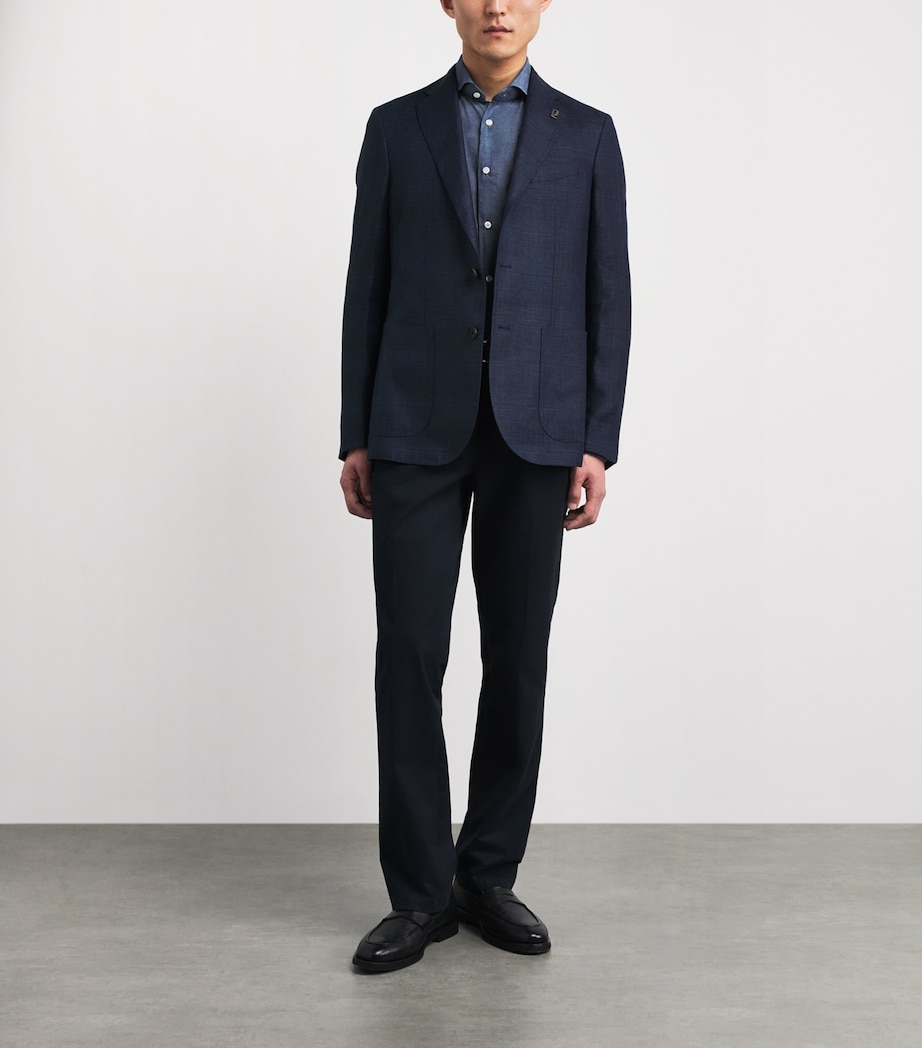 100HANDS Mens Carlo Riva Denim Shirt Denim Image 2