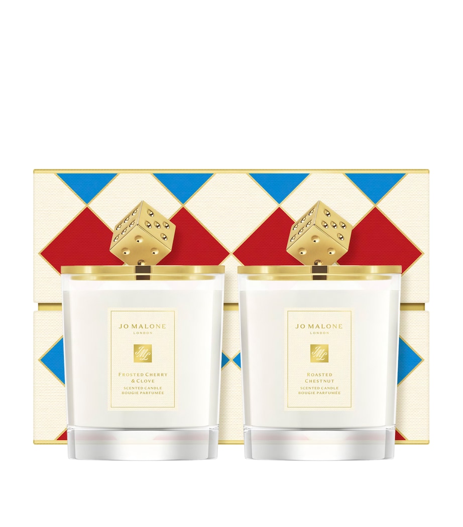Decorated Scented Candle Duo Gift Set (2 x 200g) NO COLOUR Image 1