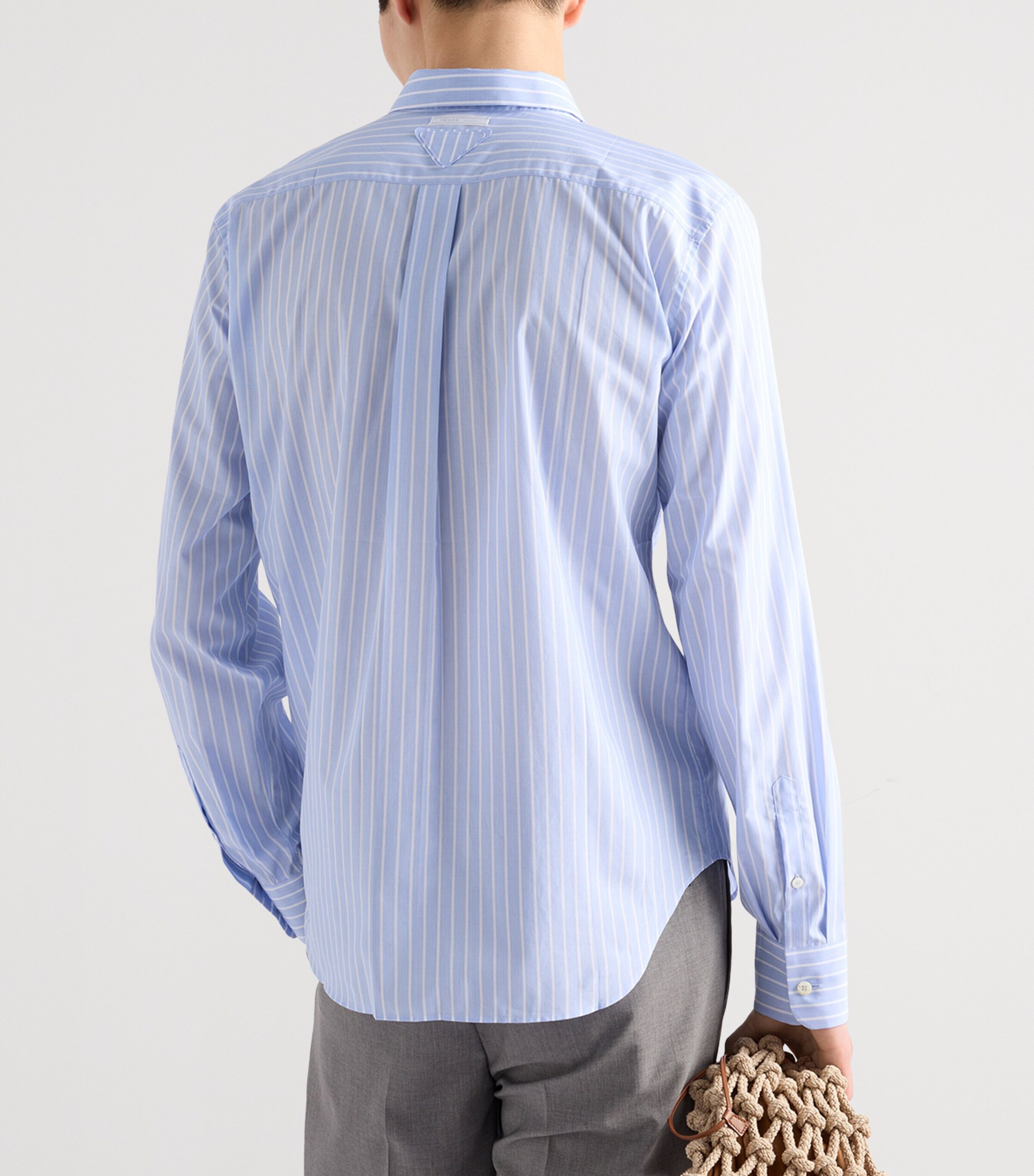 Prada Mens Cotton Stripe Shirt Image 5