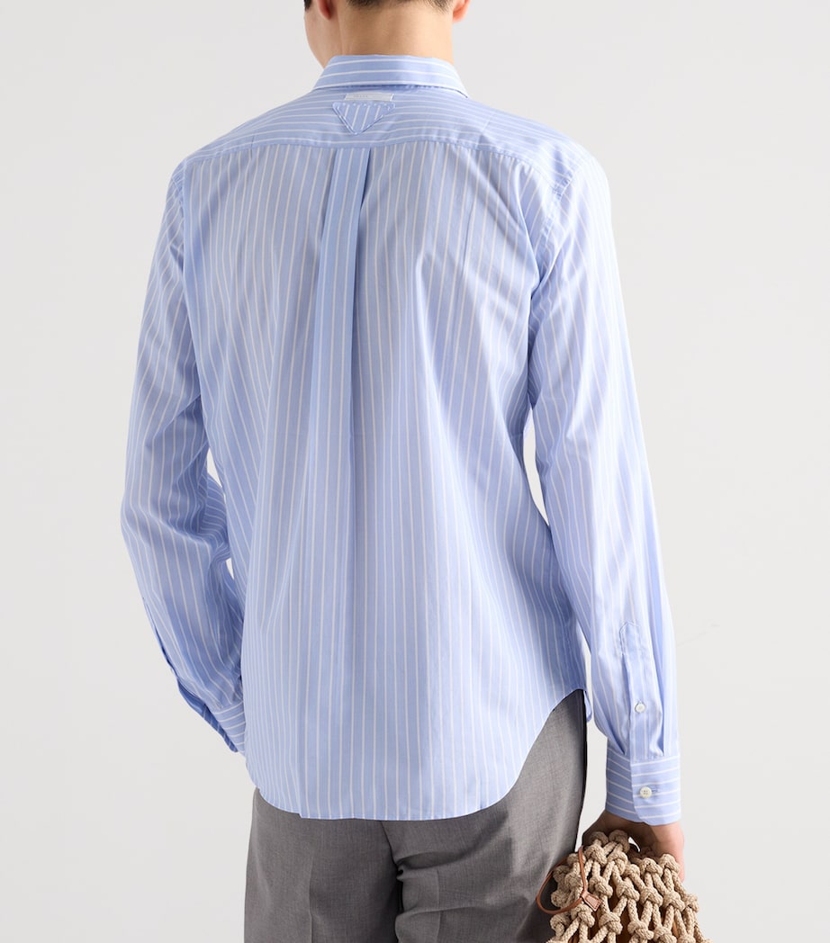 Prada Mens Cotton Stripe Shirt Image 5