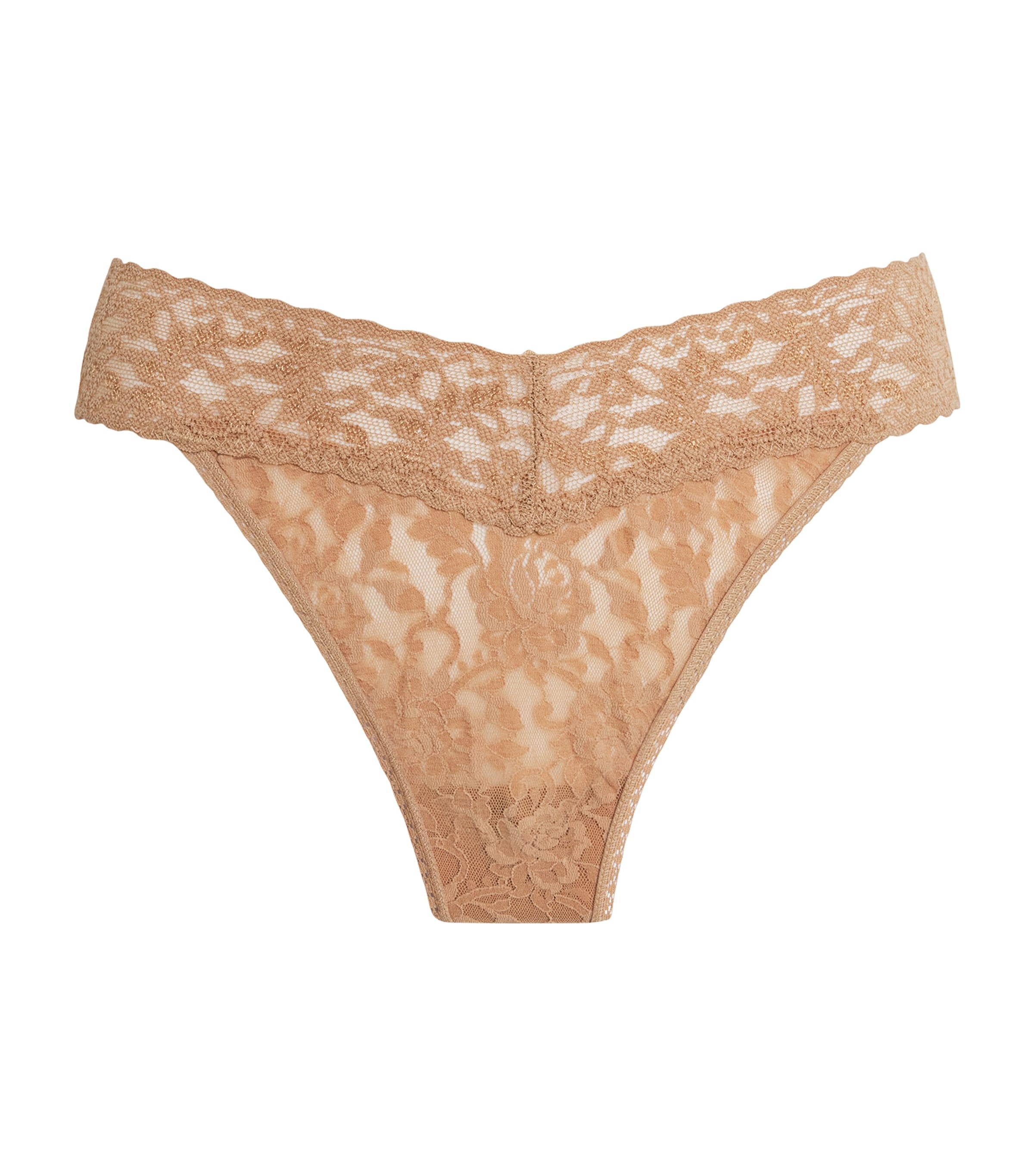 Hanky Panky Original Lace Thong In Sand