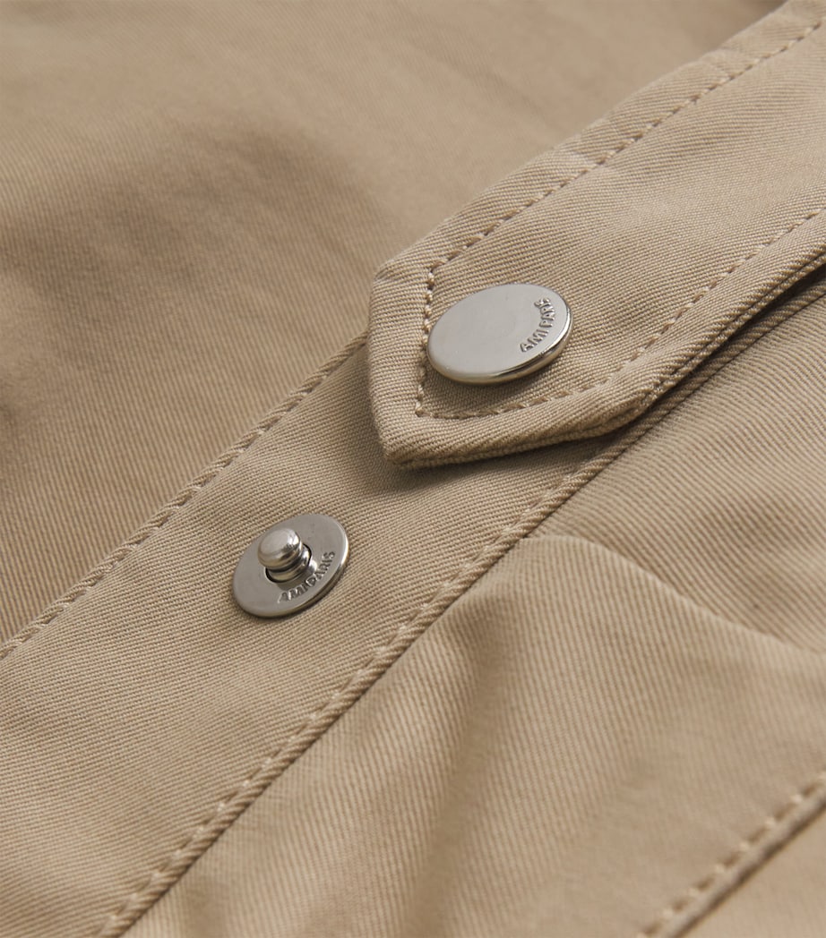 Cotton Cargo Shorts 229 - CAFE CREME Image 5