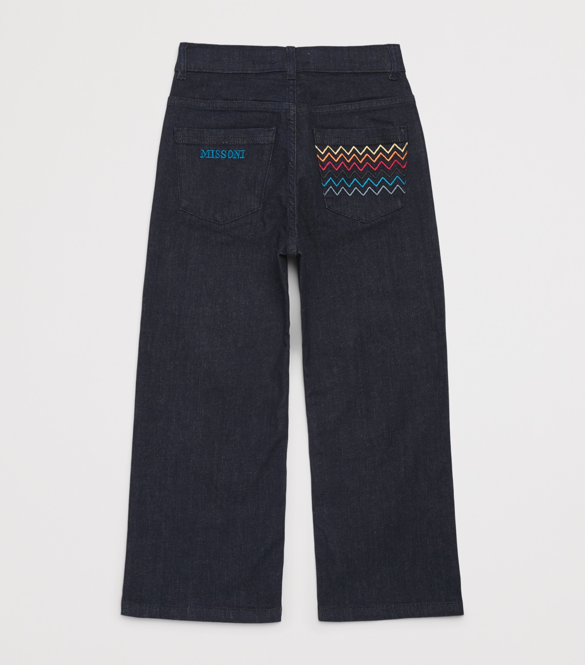 Missoni Kids Zigzag Pocket Jeans (4-14 Years) Blue Image 2