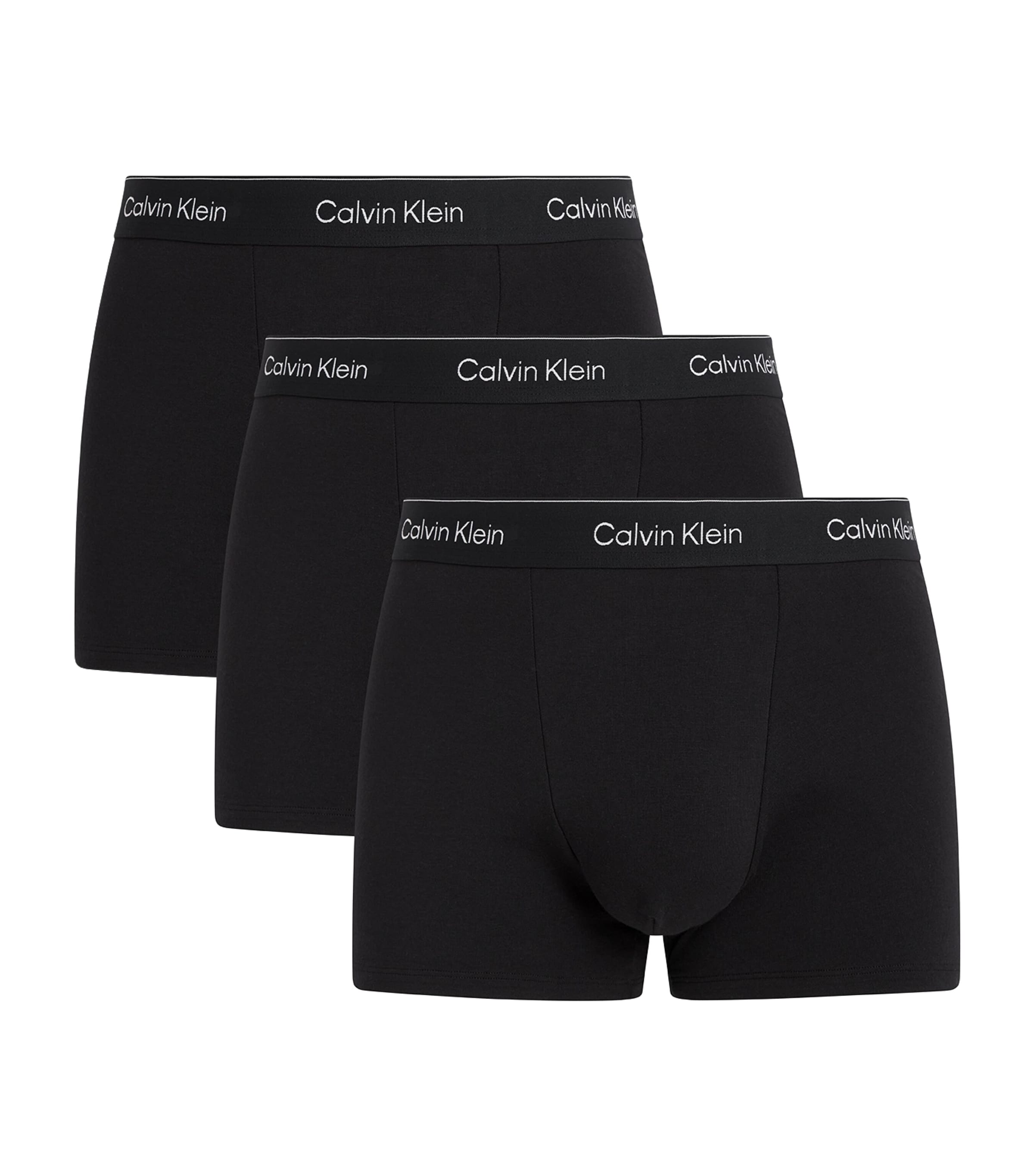 Calvin Klein Stretch-Cotton Icon Boxer Briefs (Pack of 3) | Men Clothing | Socks & Underwear | Boxers & Briefs | Designers | Calvin Klein