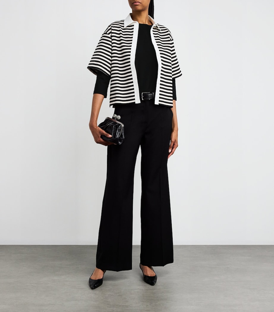 Stretch-Cotton T-Shirt BLACK Image 2