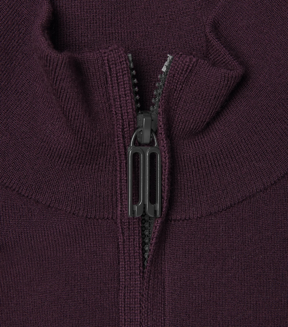 Merino-Blend Cardigan 2757 MERLOT Image 5