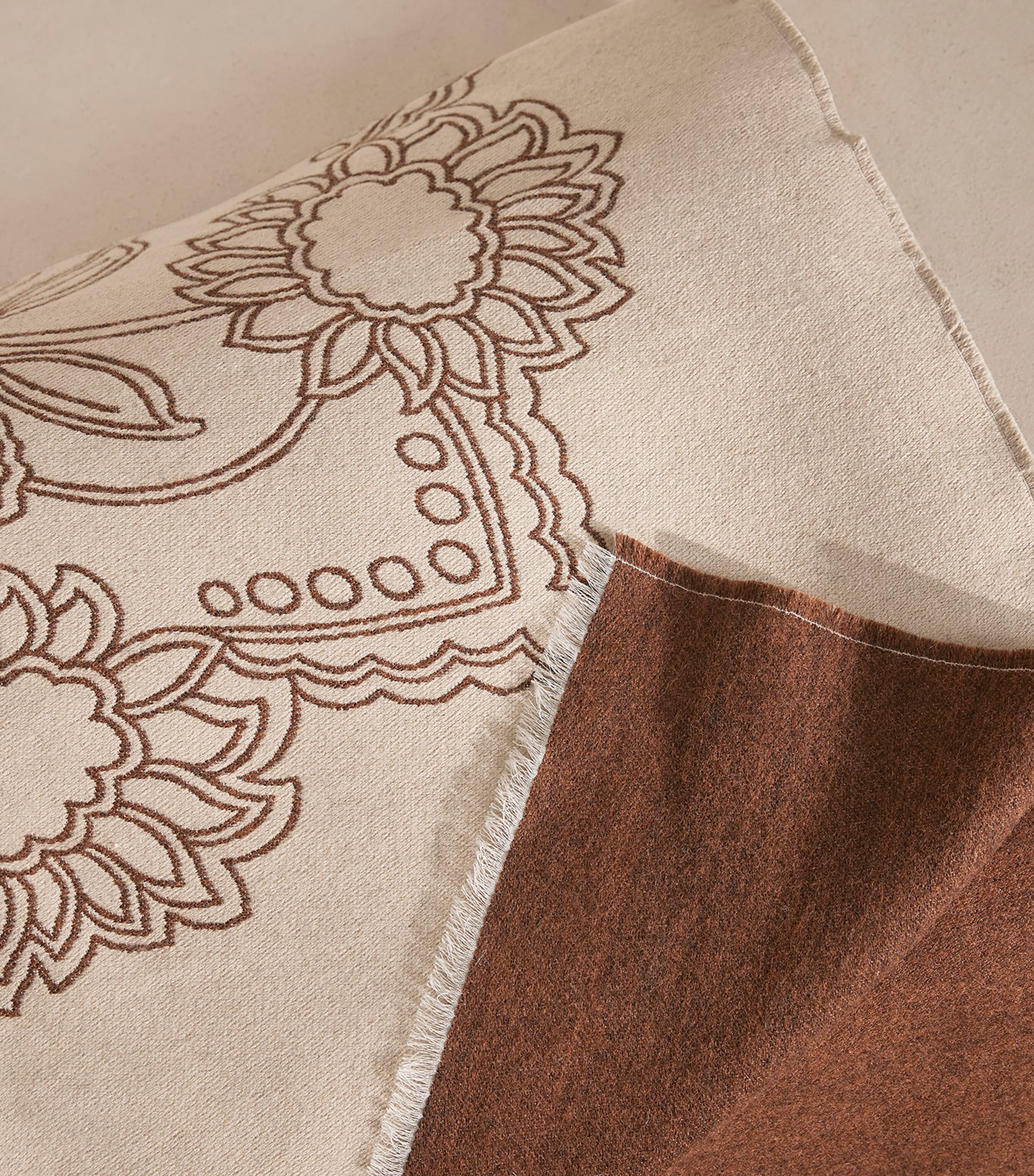 Soho Home Tosca Throw (140cm x 180cm) Burnt Orange Image 2