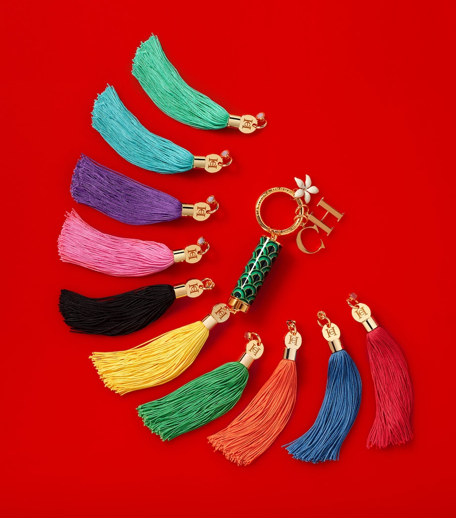 Herrera Lipstick Case Tassel Charm PINK Image 2