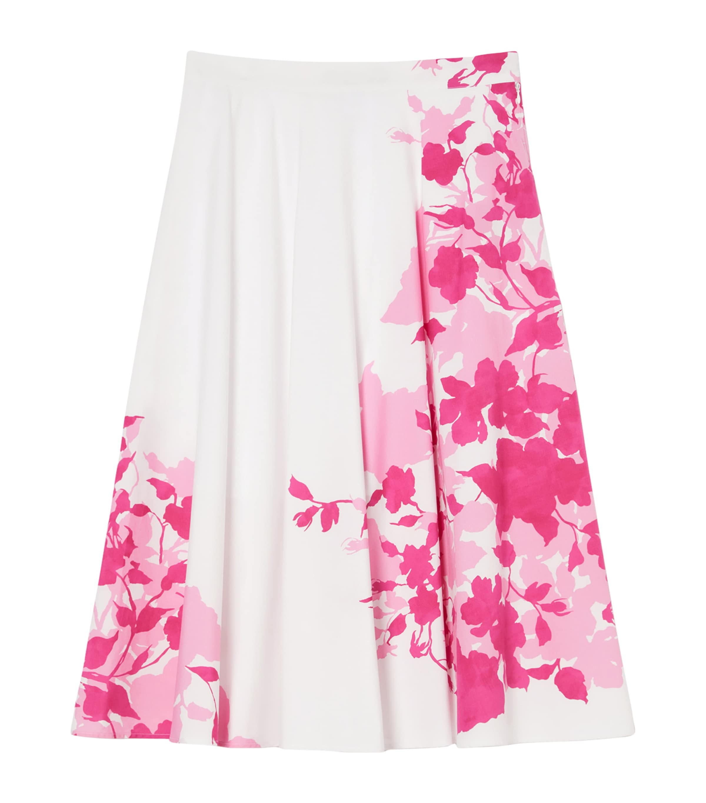 MARINA RINALDI COTTON LECITO MIDI SKIRT
