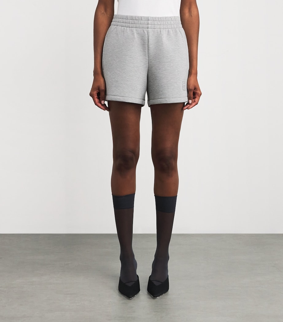 Stretch-Jersey Heather Sweatshorts GREY Image 3