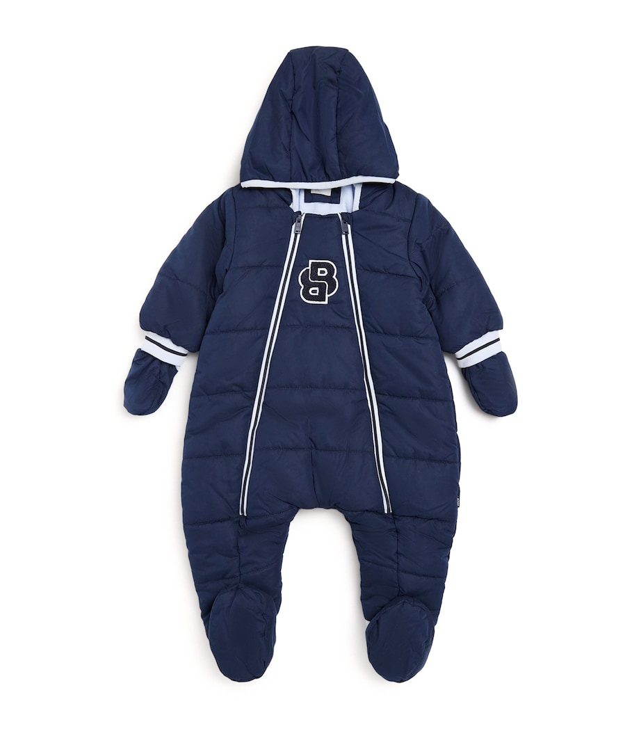 Padded Zip-Up Snowsuit (1-18 Months) NAVY Image 1