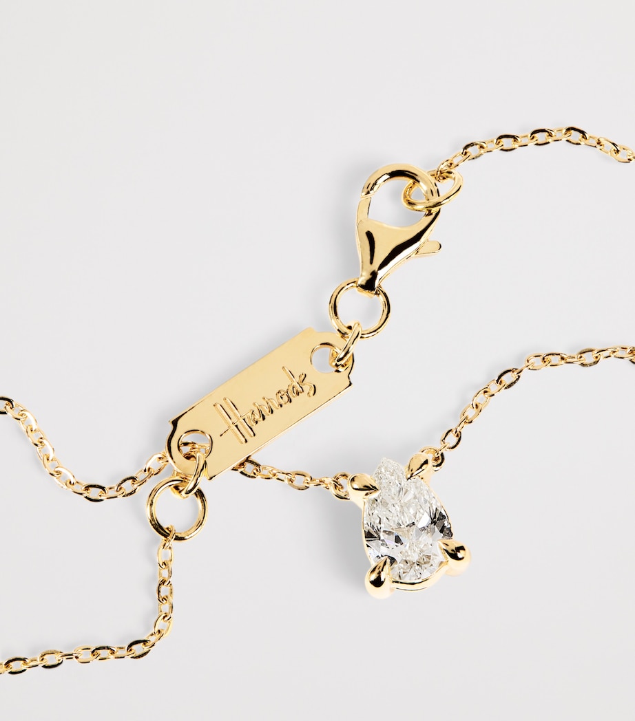 Yellow Gold and Diamond Pendant Necklace (0.75ct) YELLOW GOLD Image 5