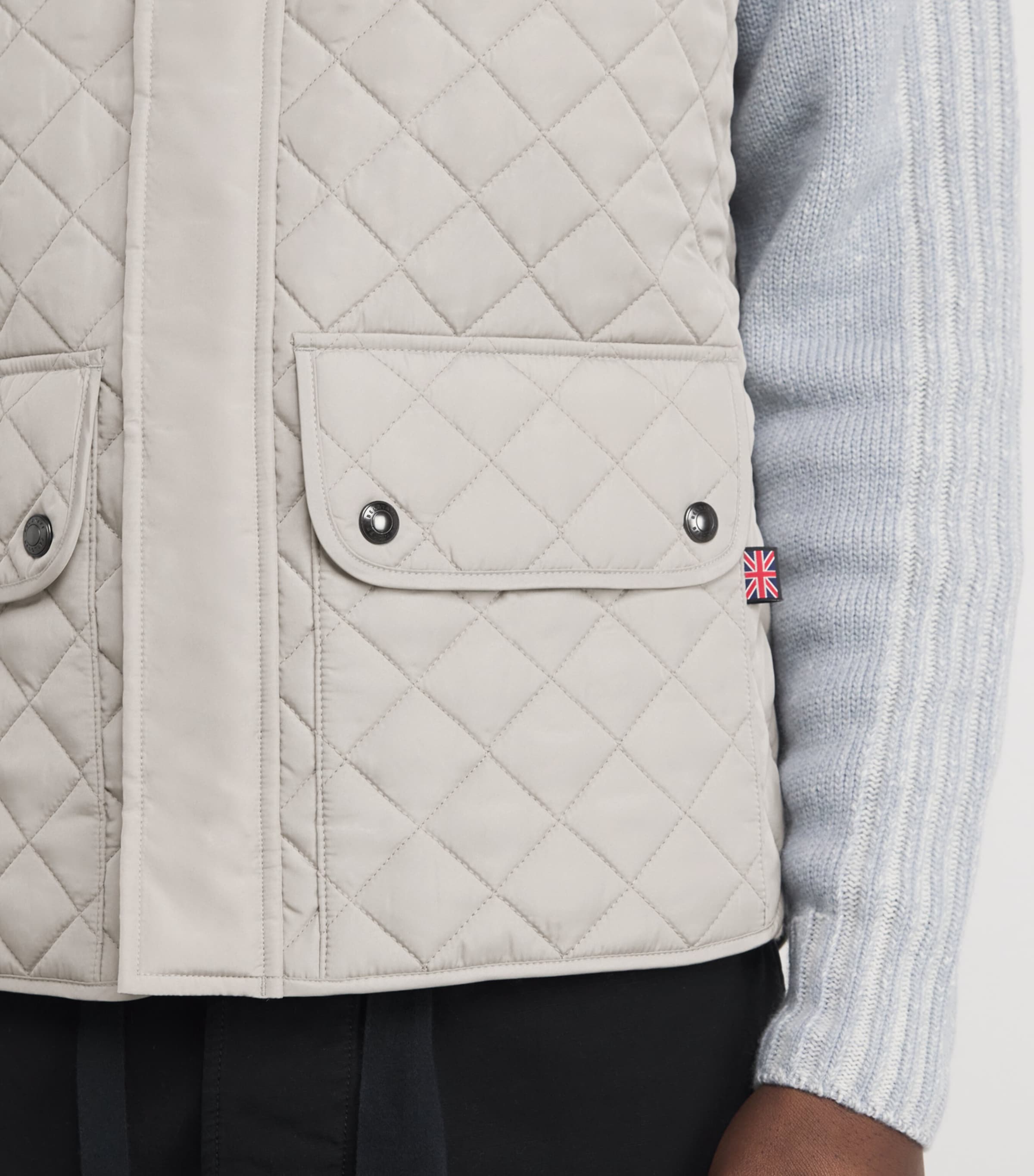 Quilted Icon Gilet CMTGYCEMENT GREY Image 6