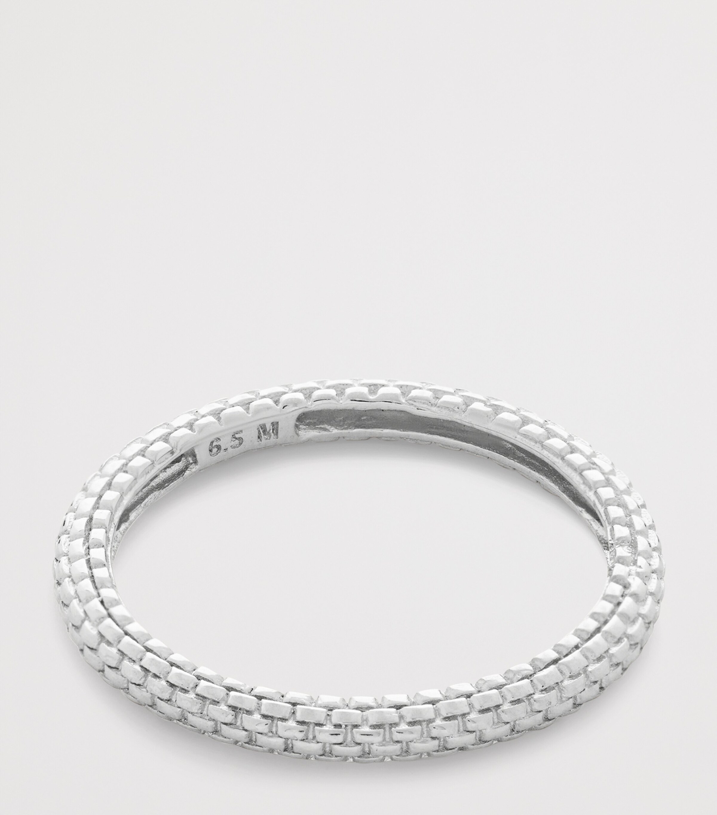 Monica Vinader Sterling Silver Heirloom Stacking Ring Sterling Silver Image 2