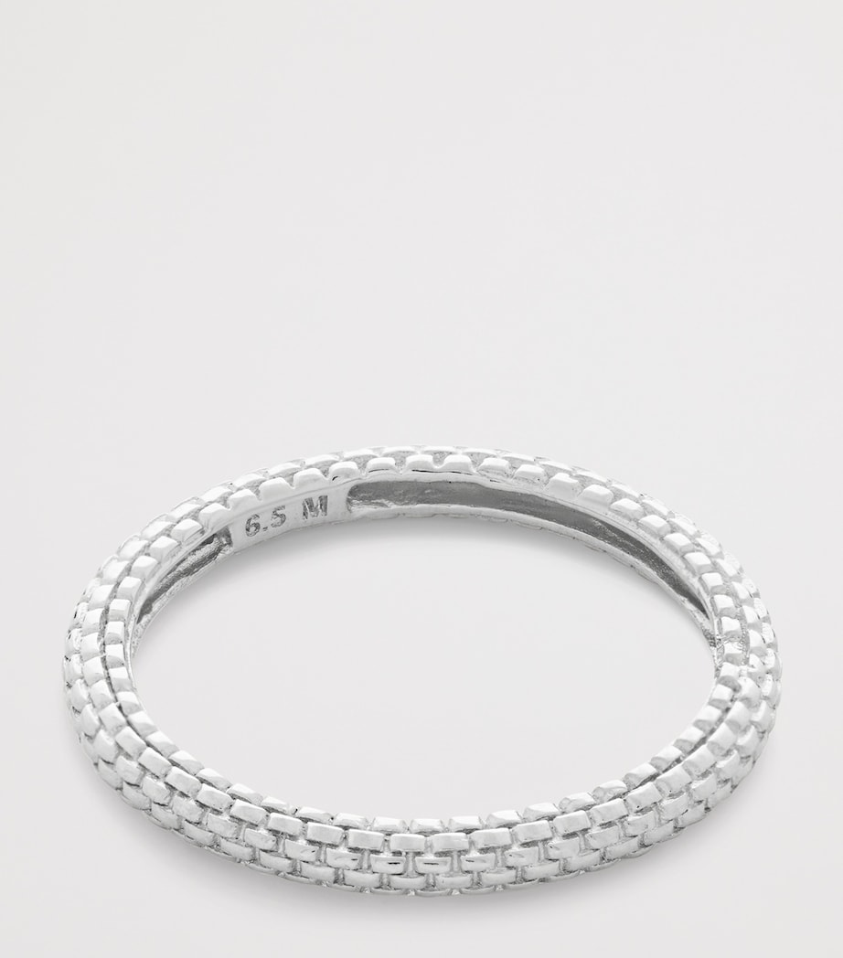 Sterling Silver Heirloom Stacking Ring STERLING SILVER Image 2