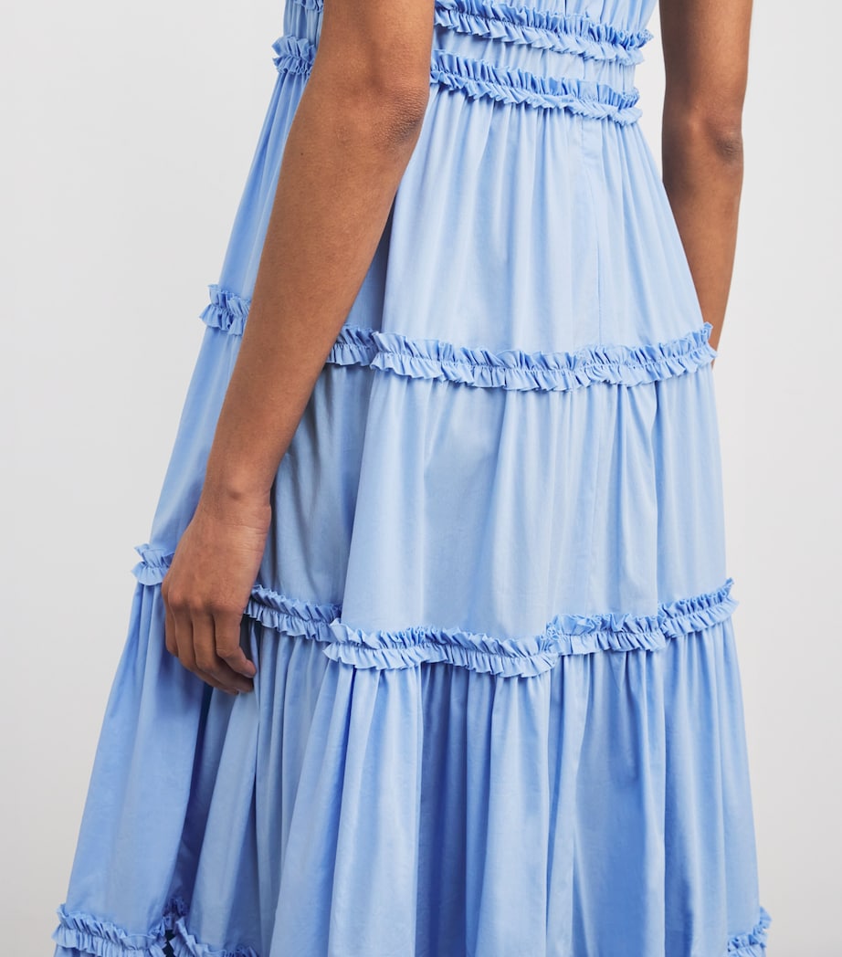 Tiered Sirinna Midi Dress BLUE HYDRANGEA Image 4