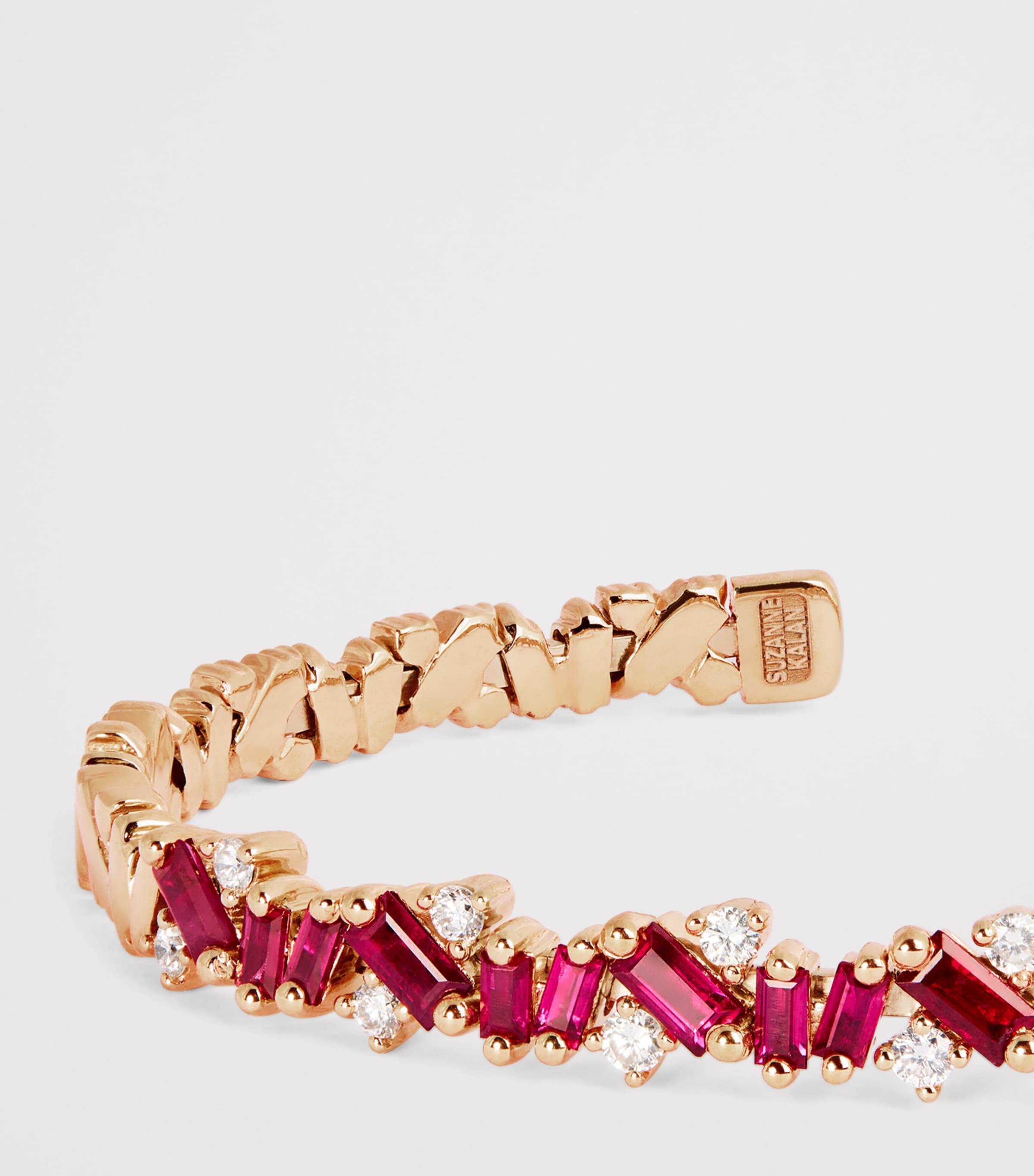 Suzanne Kalan Rose Gold, Diamond and Ruby Frenzy Reborn Bangle Rg/r Image 5