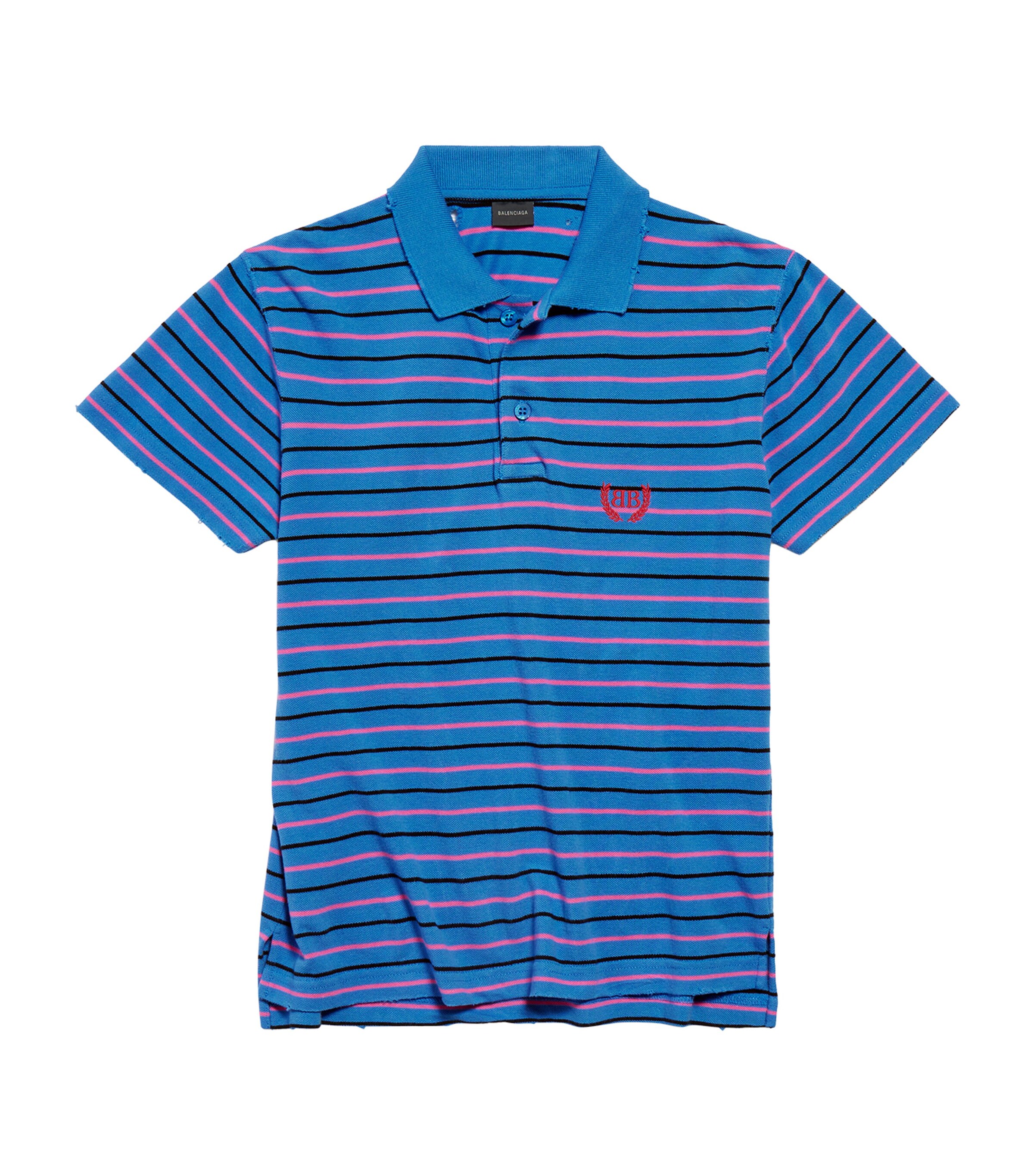 Tシャツ・カットソー BALENCIAGA 'Laurel Classic' polo shirt (833244TSVC7 9012) Balenciaga Laurel Classic Polo Shirt | Harrods US