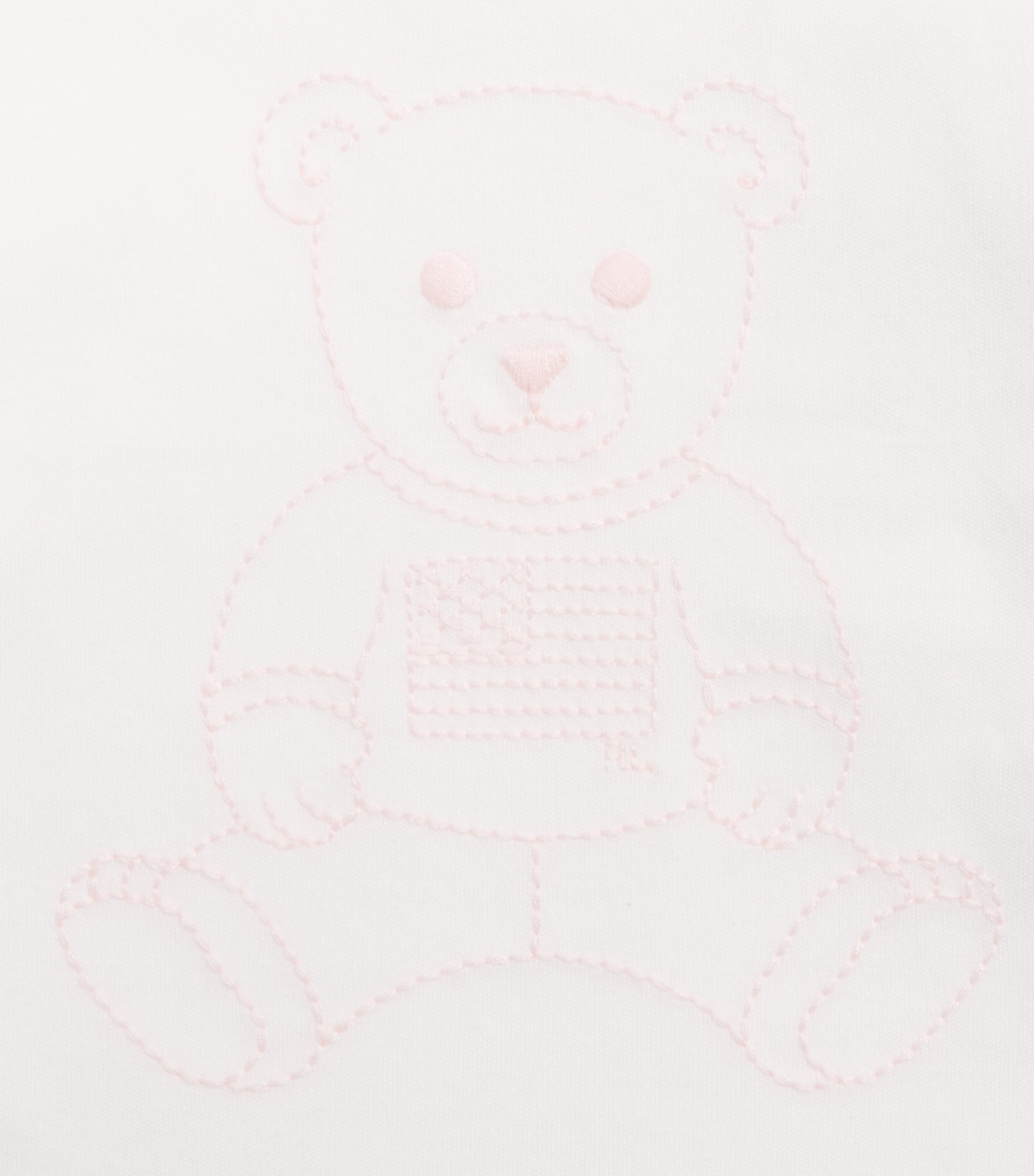 Ralph Lauren Kids Embroidered Bear Bodysuit (3-12 Months) White Image 3