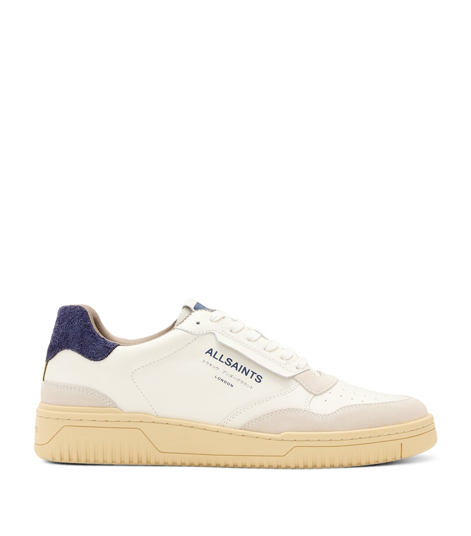Leather Regan Sneakers WHITE/BLUE Image 1