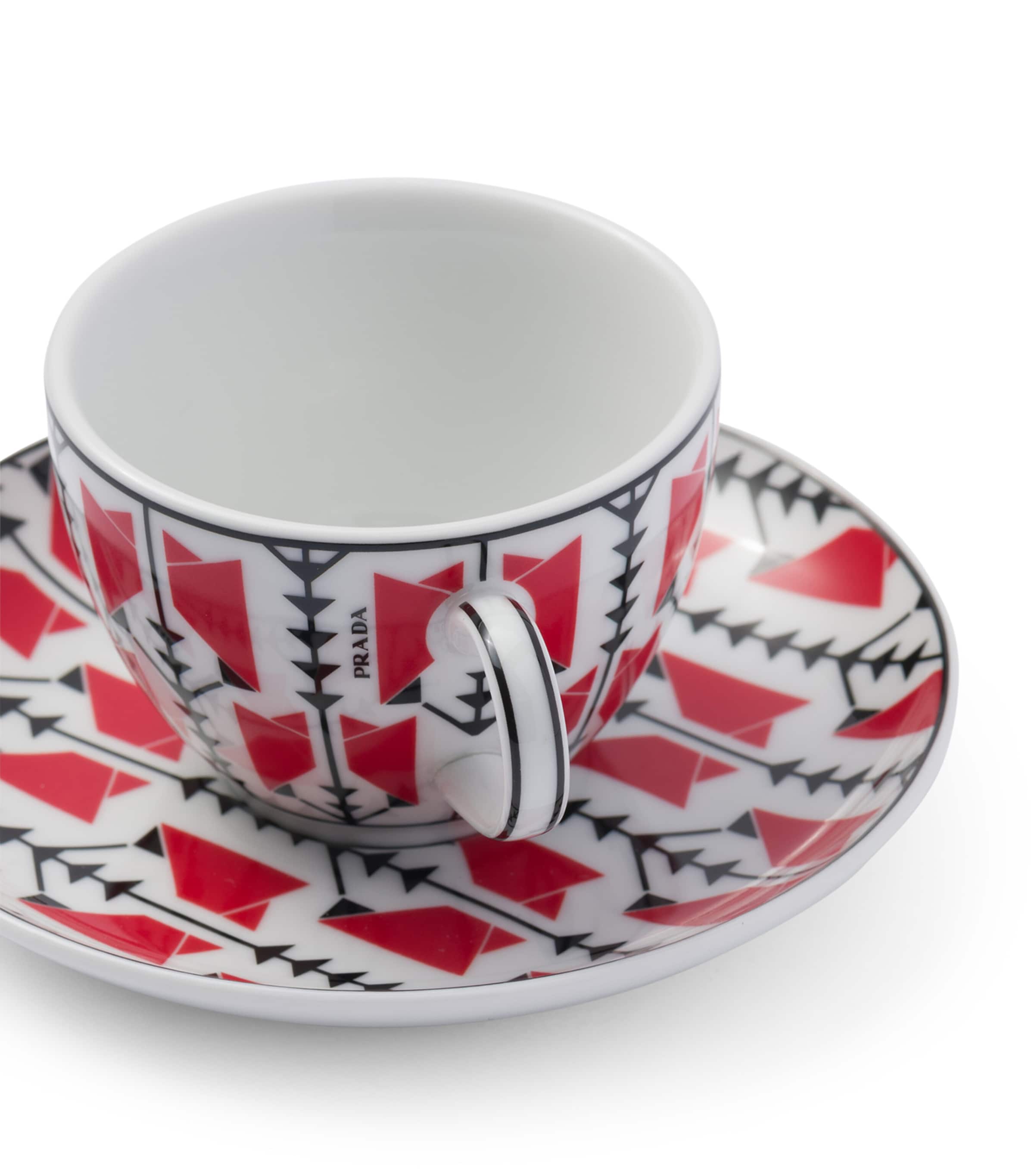 Porcelain Vienna Arrows Coffe Cup and Saucer (Set of 4) F0DW8 Image 4